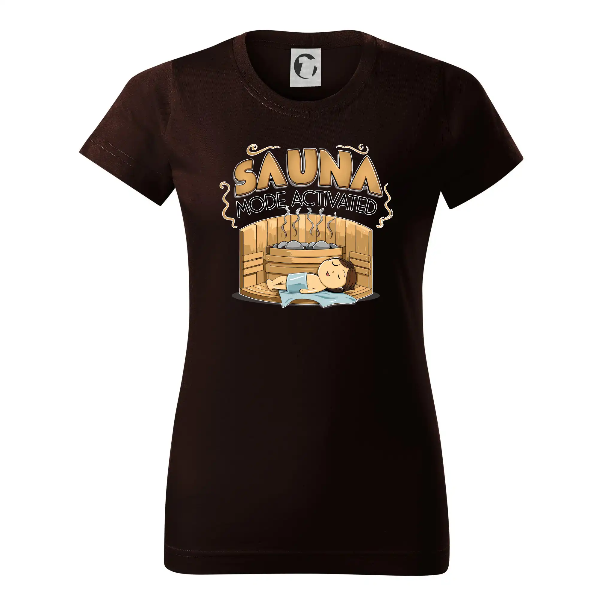 Sauna mode activated - Dámske tričko basic - ľahko voľnejšie a dlhšie