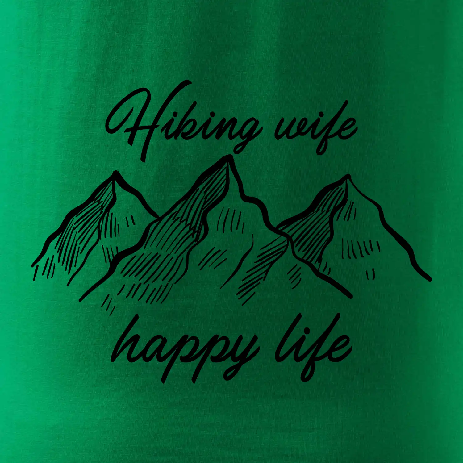 Hiking wife happy life