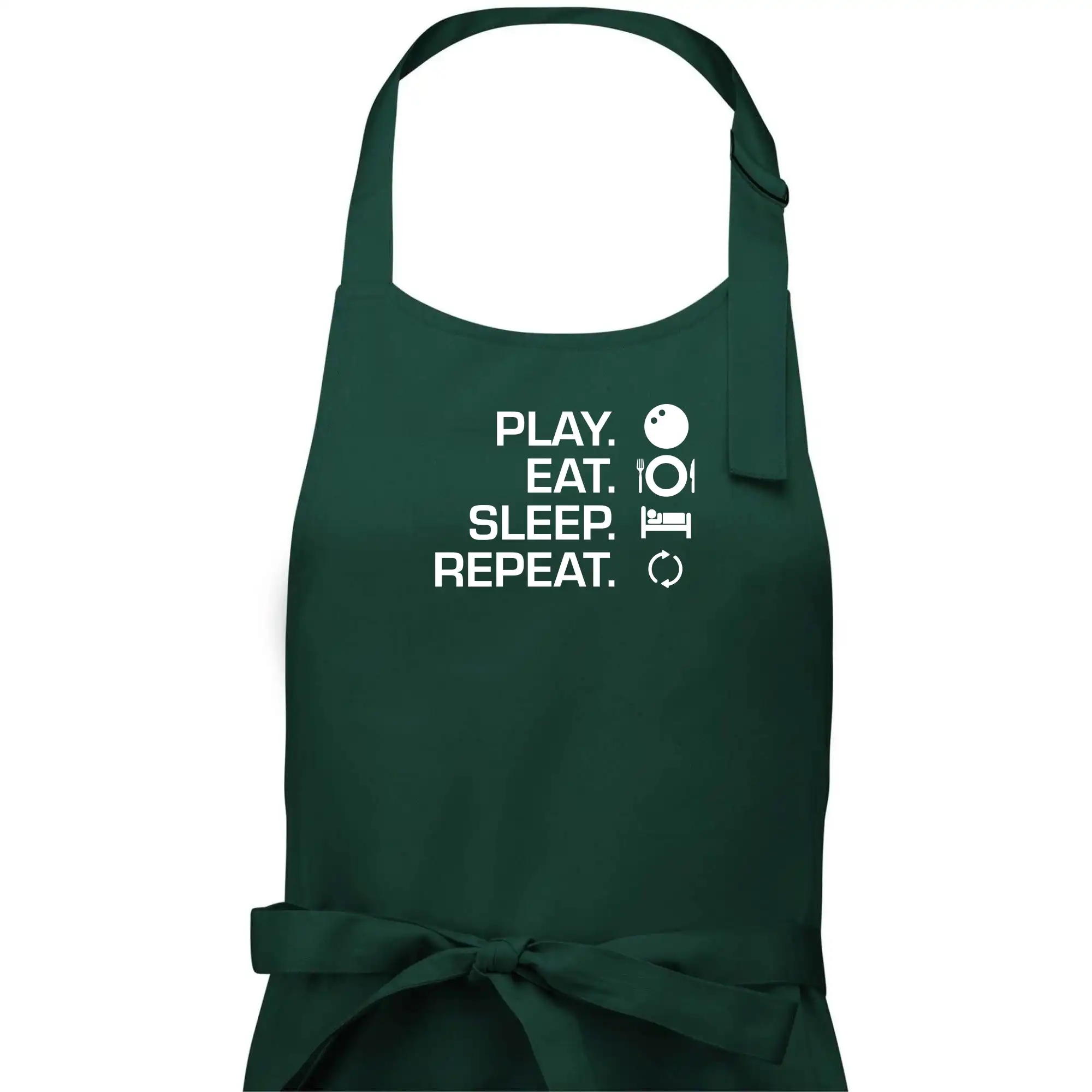 Tričká s motívom Squash - Play eat sleep squash - Pánska zástera na varenie