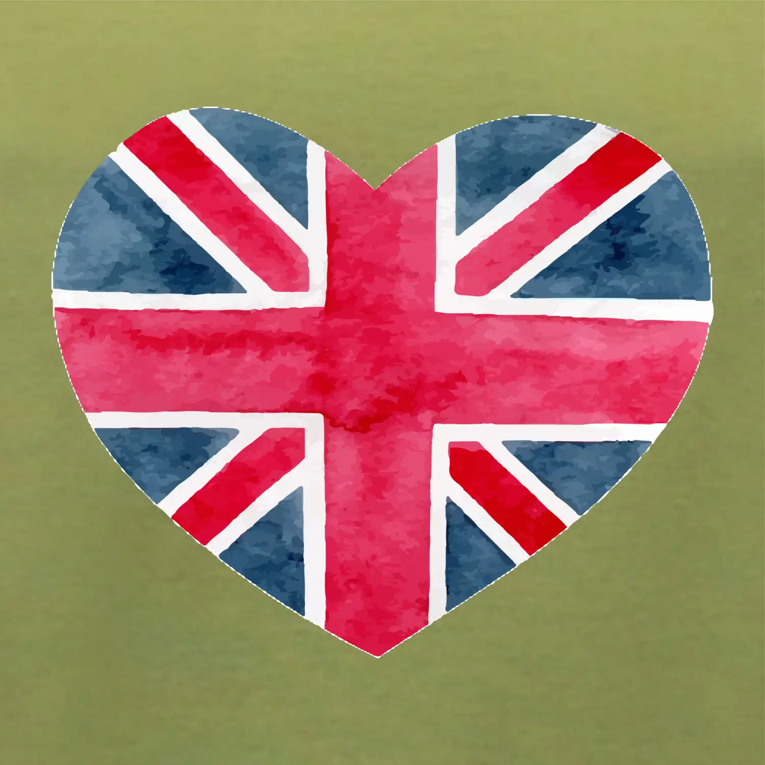 Britské srdce malované
