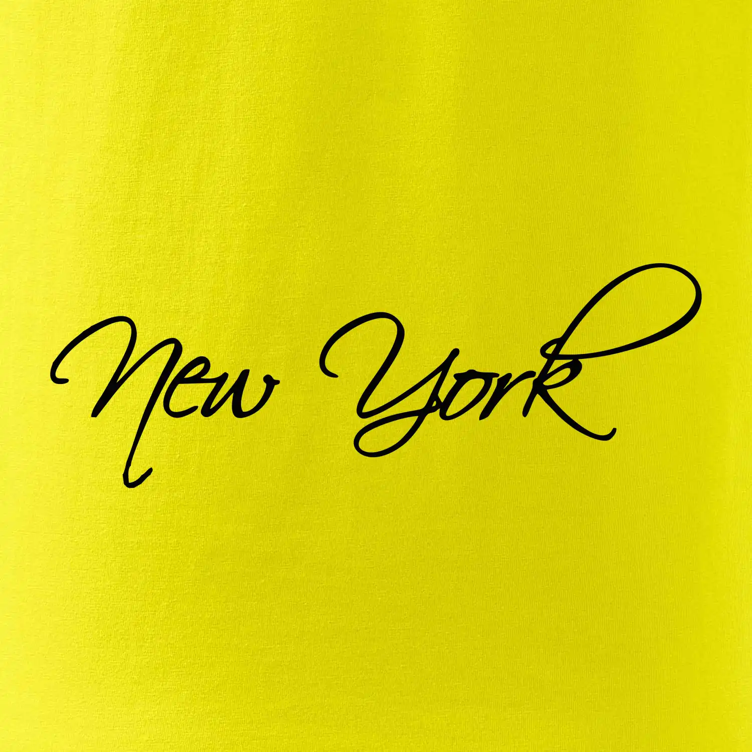 New York nápis psacím