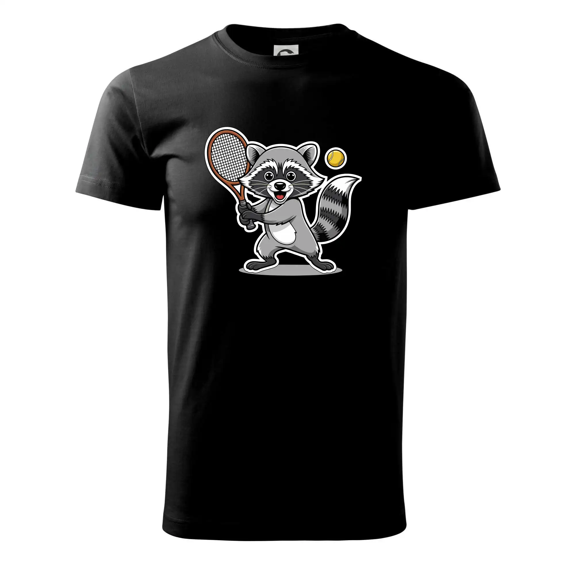 Mýval hraje tenis kreslený