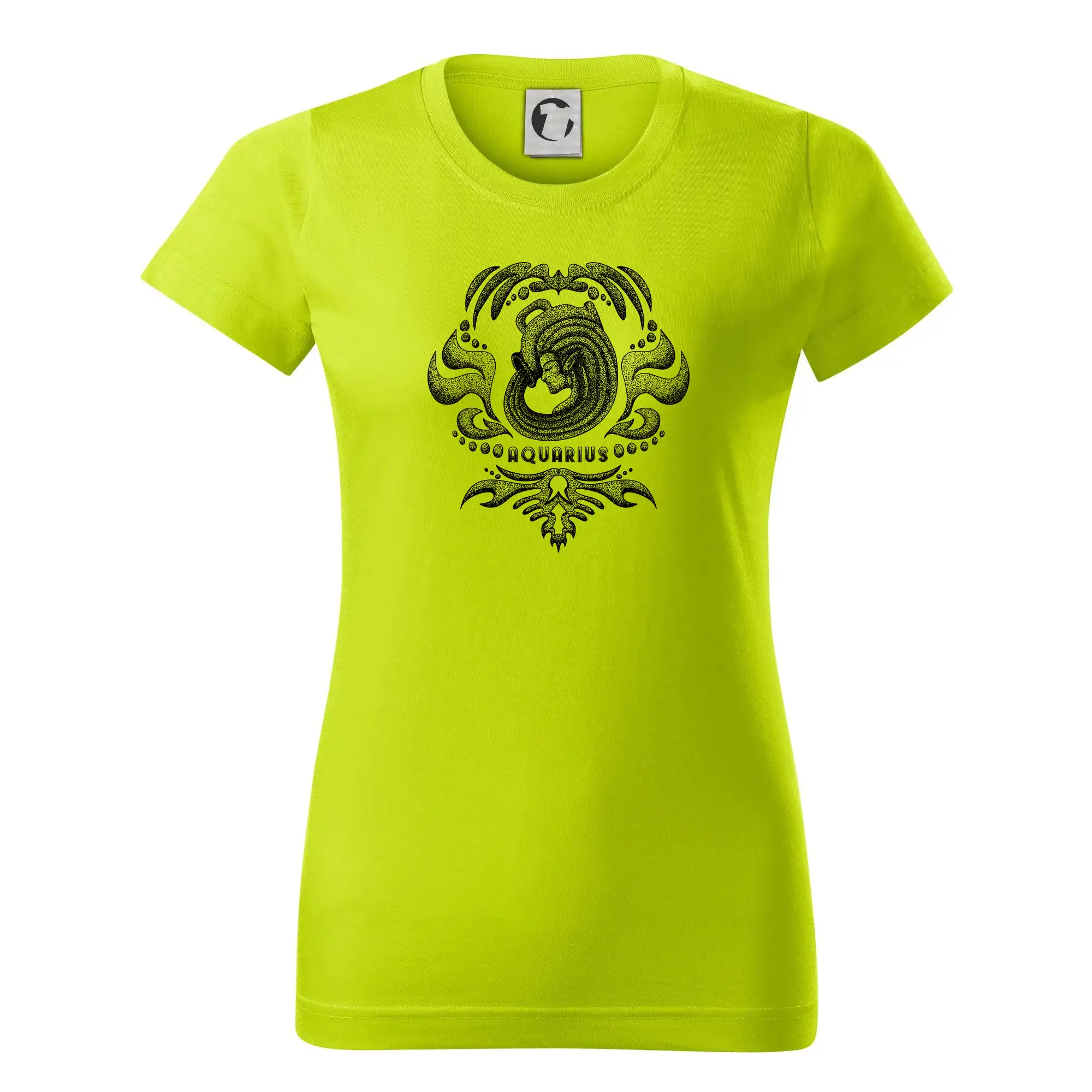 Tričká vodnár - Aquarius - vintage - Dámske tričko basic - ľahko voľnejšie a dlhšie