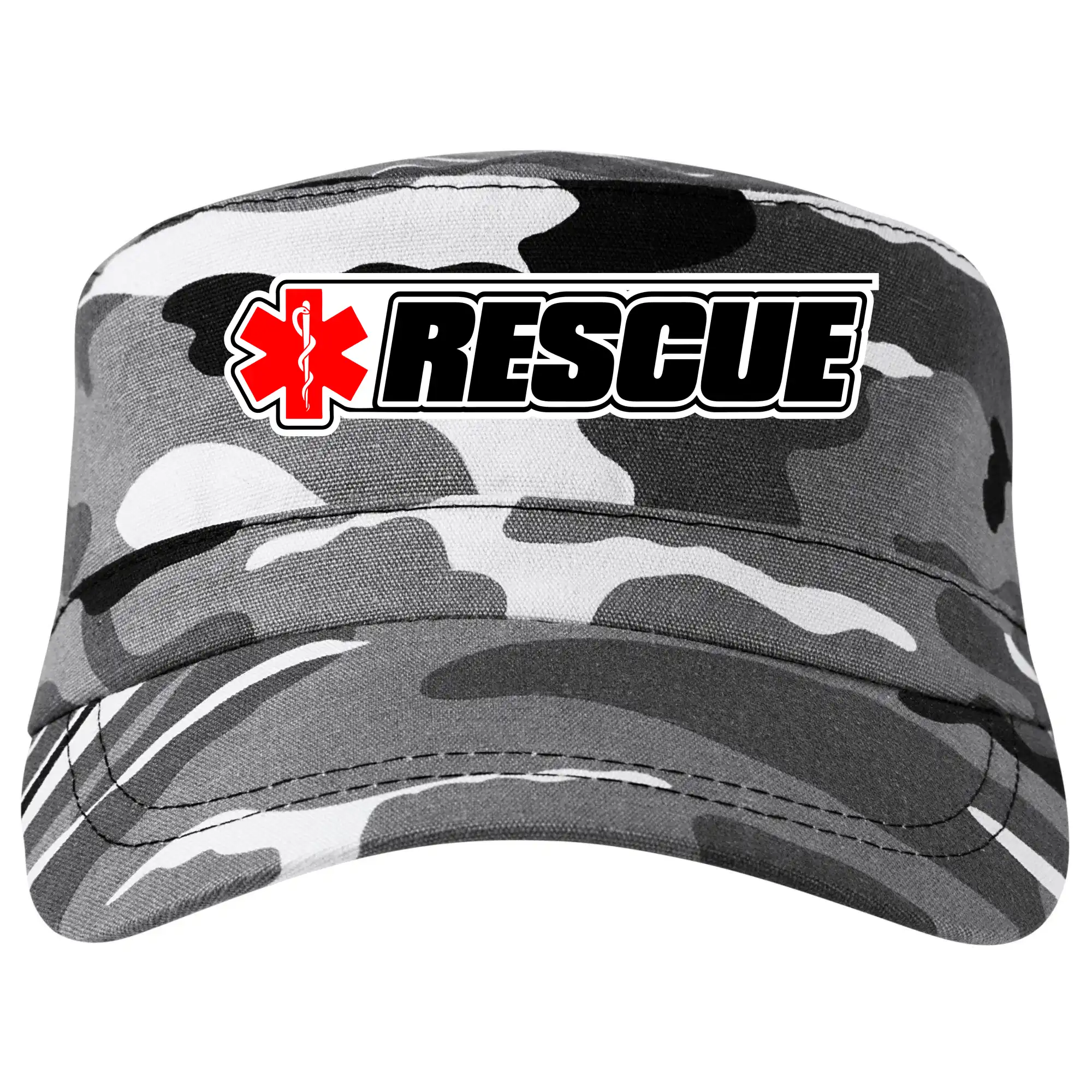 Tričká a mikiny pre záchranárov a lekárov - Kvalitné oblečenie pre zdravotníkov - Záchranár rescue kríž červený - Šiltovka CAMO