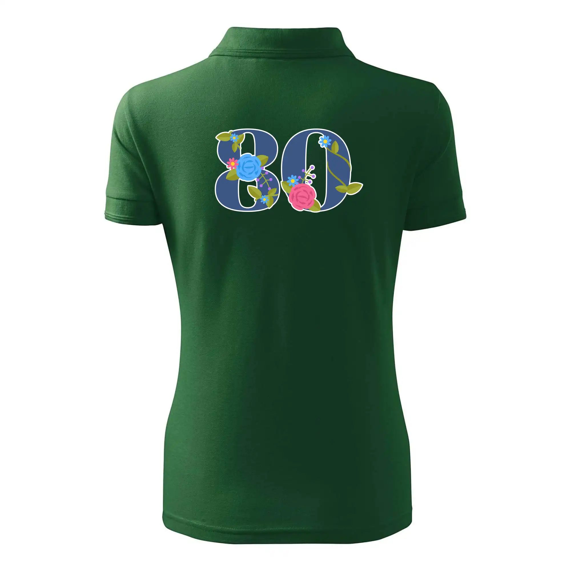 Květinové číslo kreslené - 80