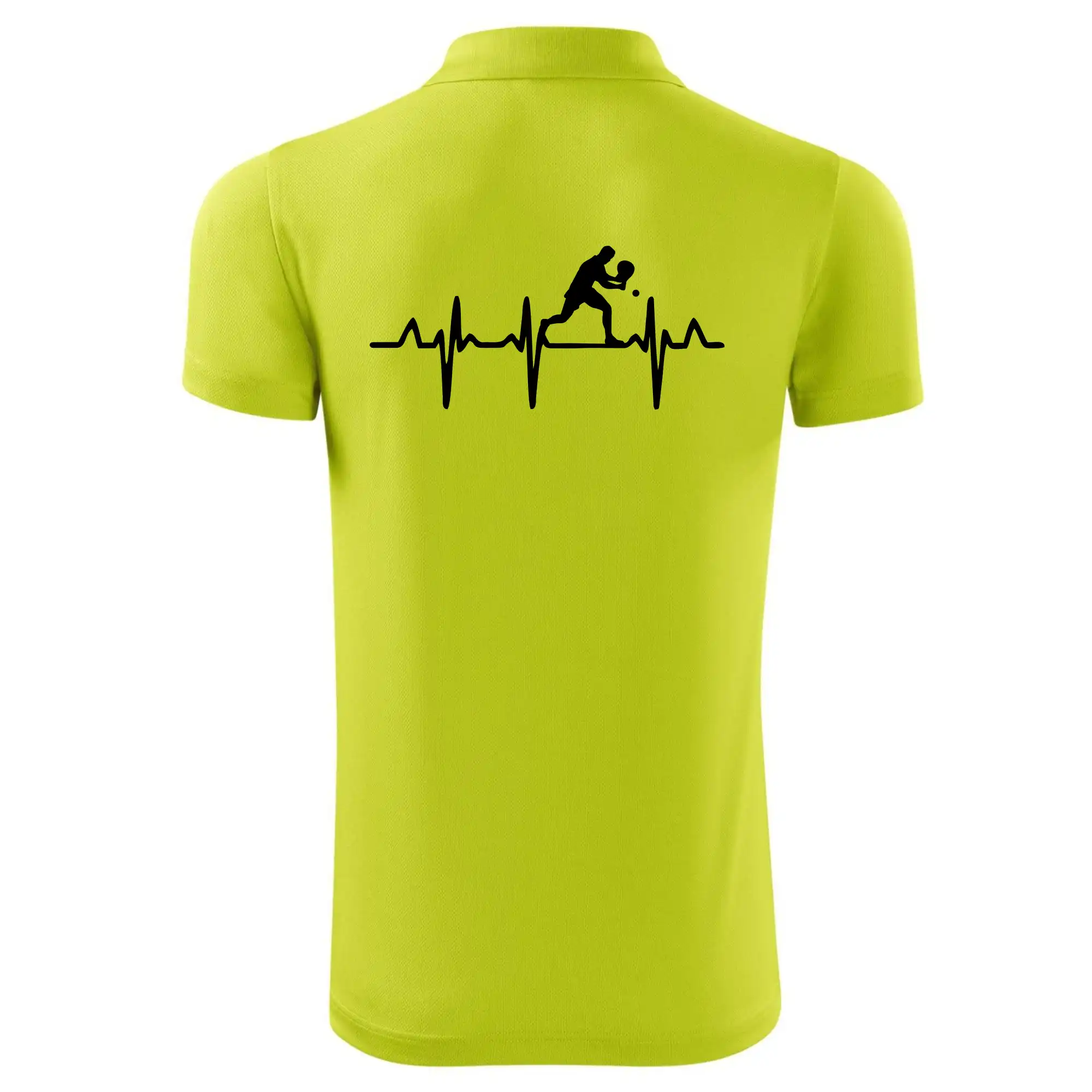 EKG stolní tenista stojící