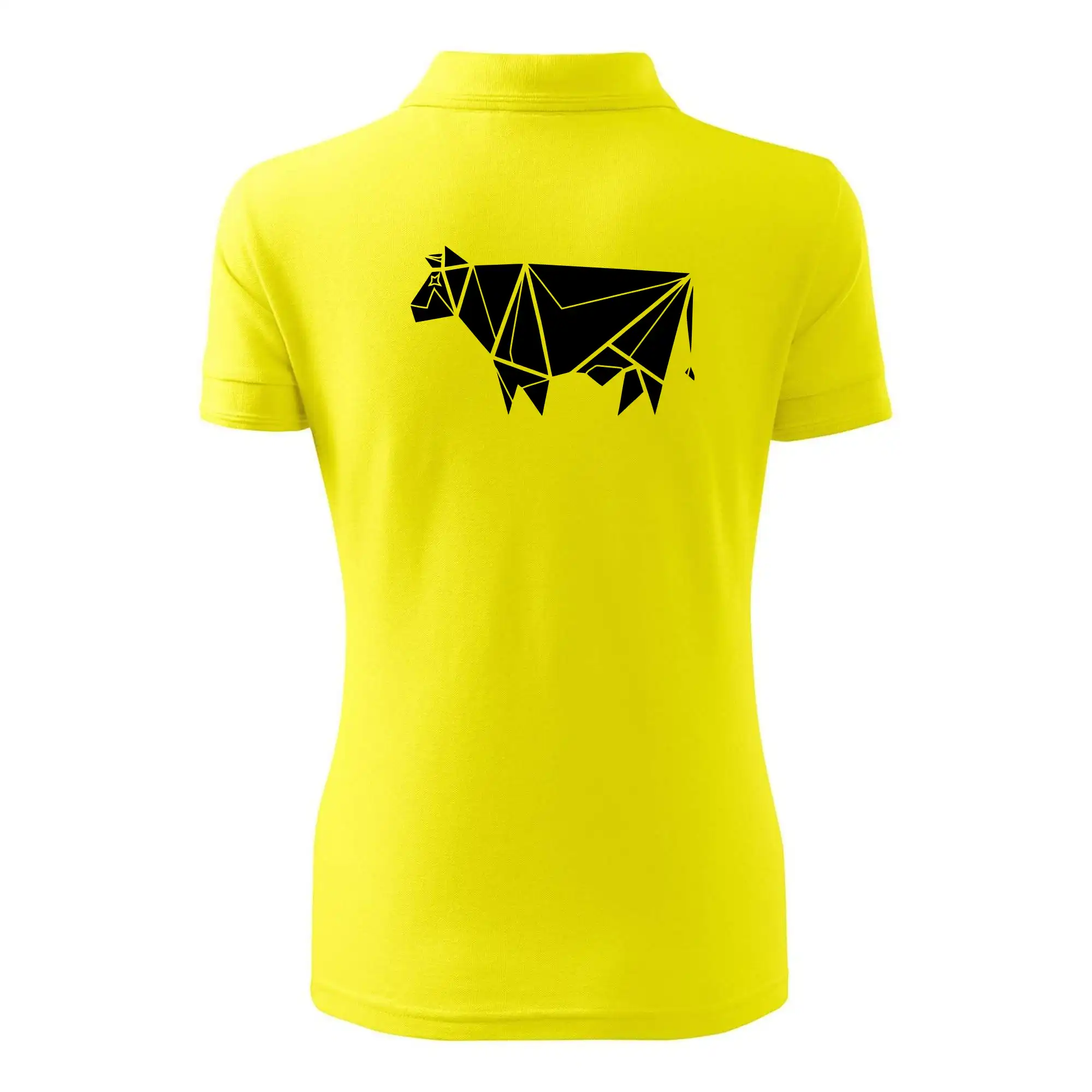 Origami kráva z boku