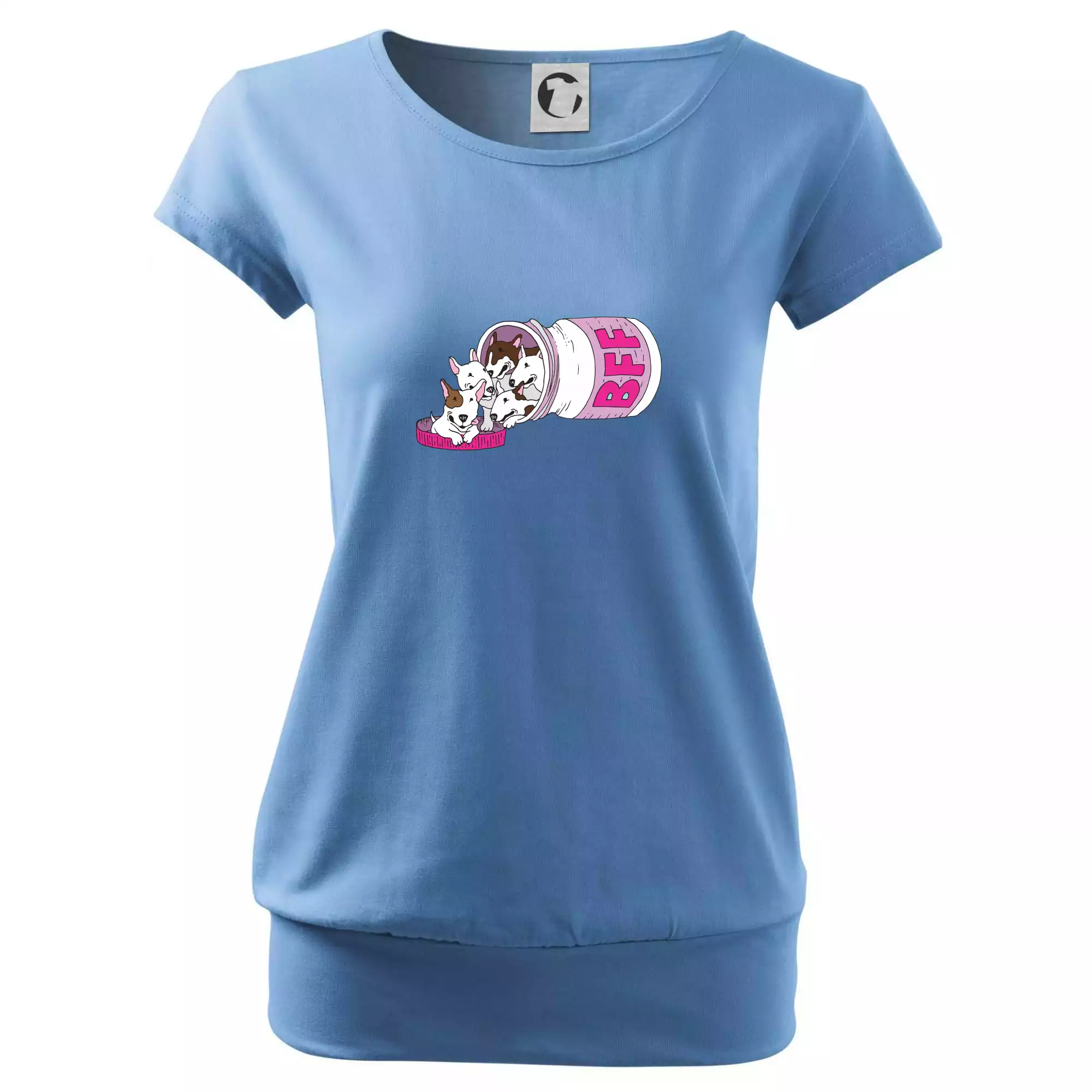 Bullterrier Friends Forever růžové (Pecka design)