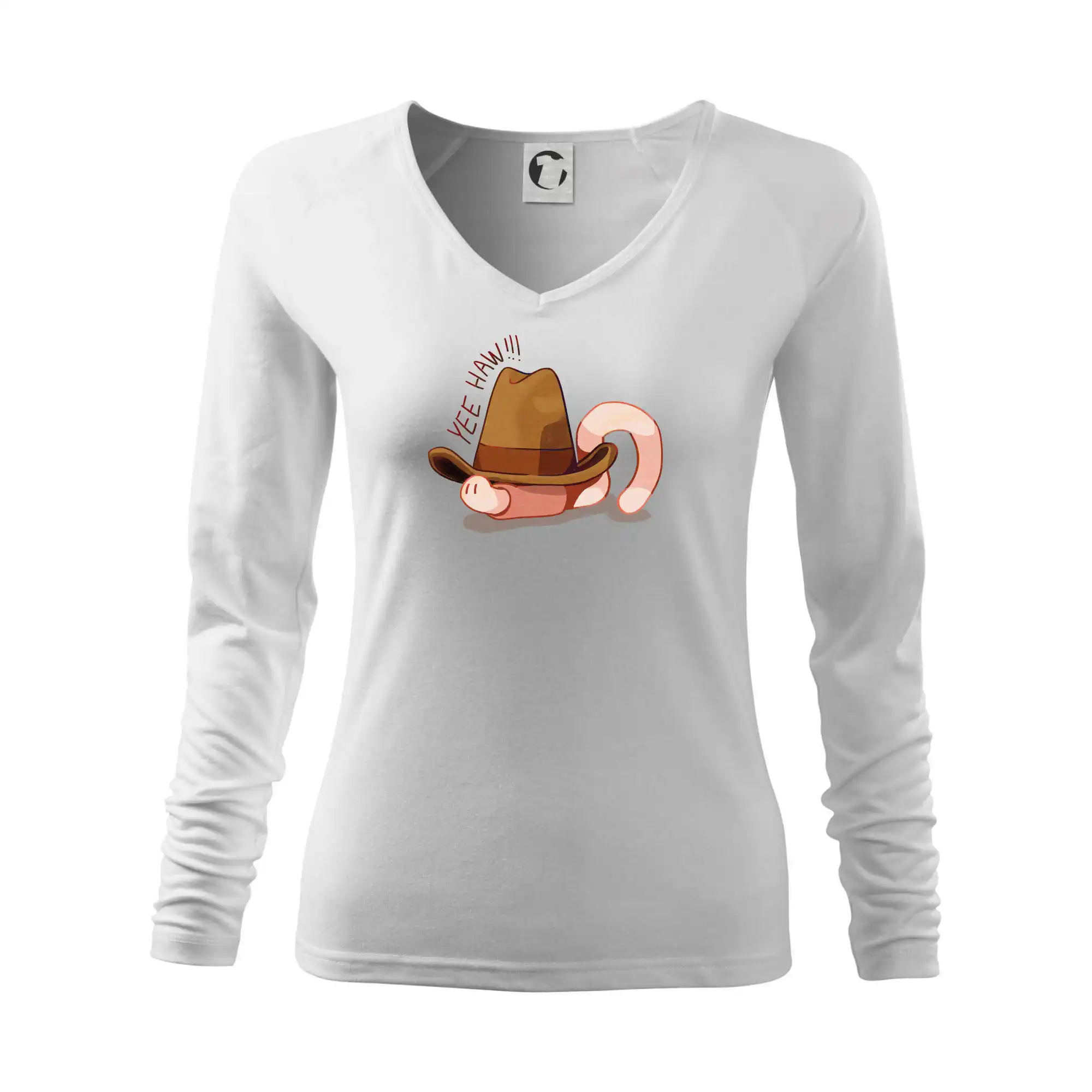 Grafické tričká - Dážďovka cowboy (Alexis Citrine) - Tričko dámske Elegance