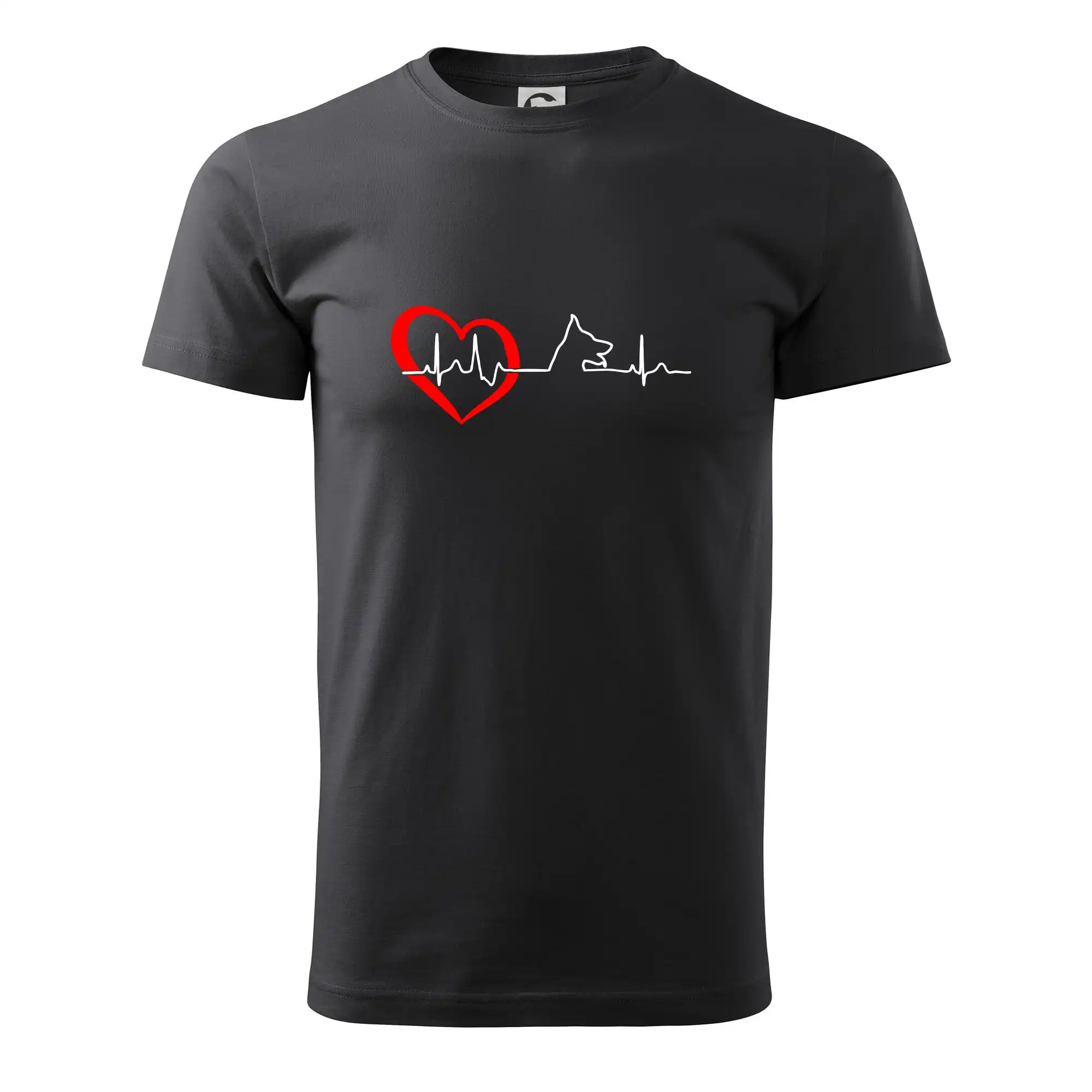 Nemecký ovčiak - Nemecký ovčiak ekg - Klasické pánske tričko vyššej gramáže