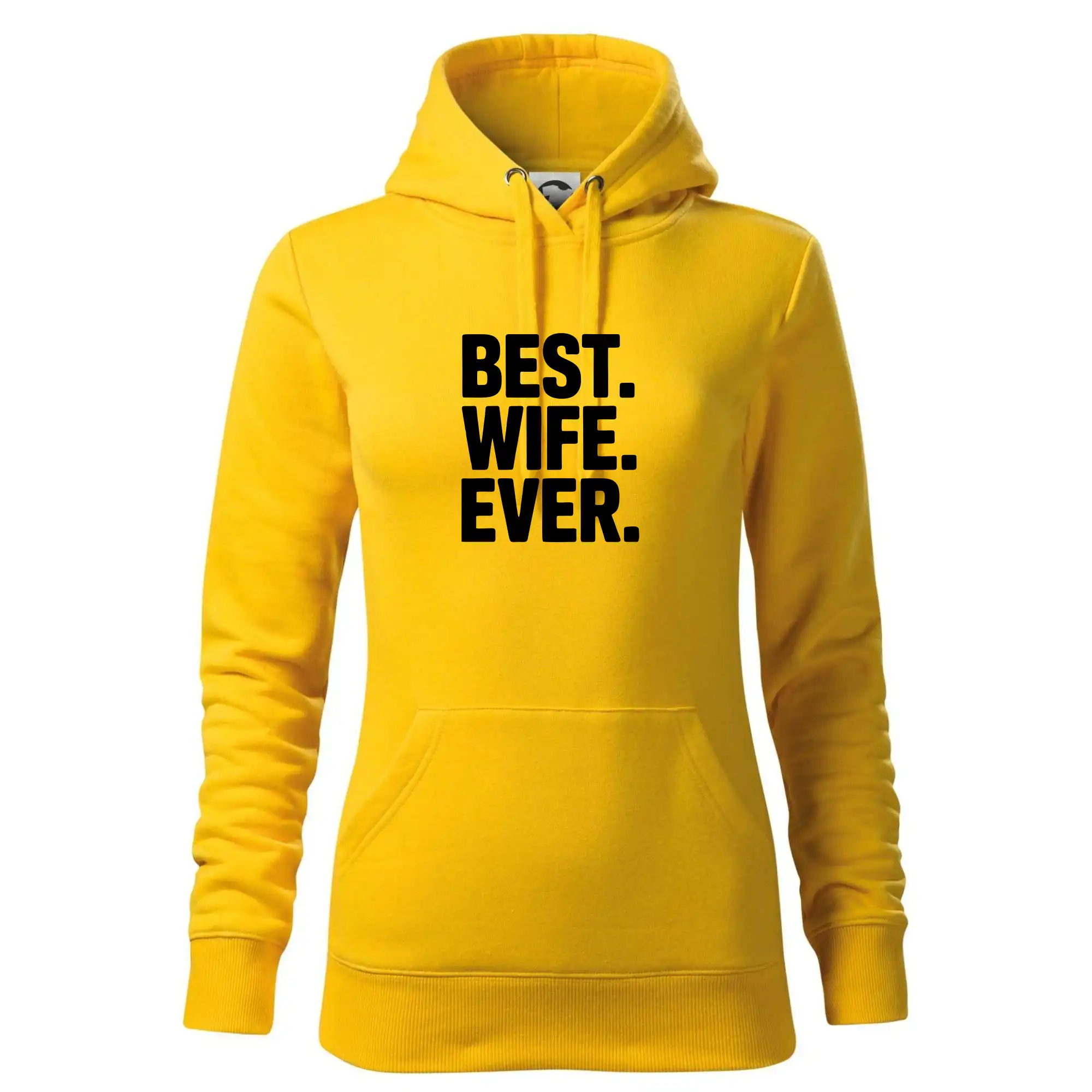 Tričká a mikiny pre mamičky - Best wife ever - Mikina dámská Cape s kapucí
