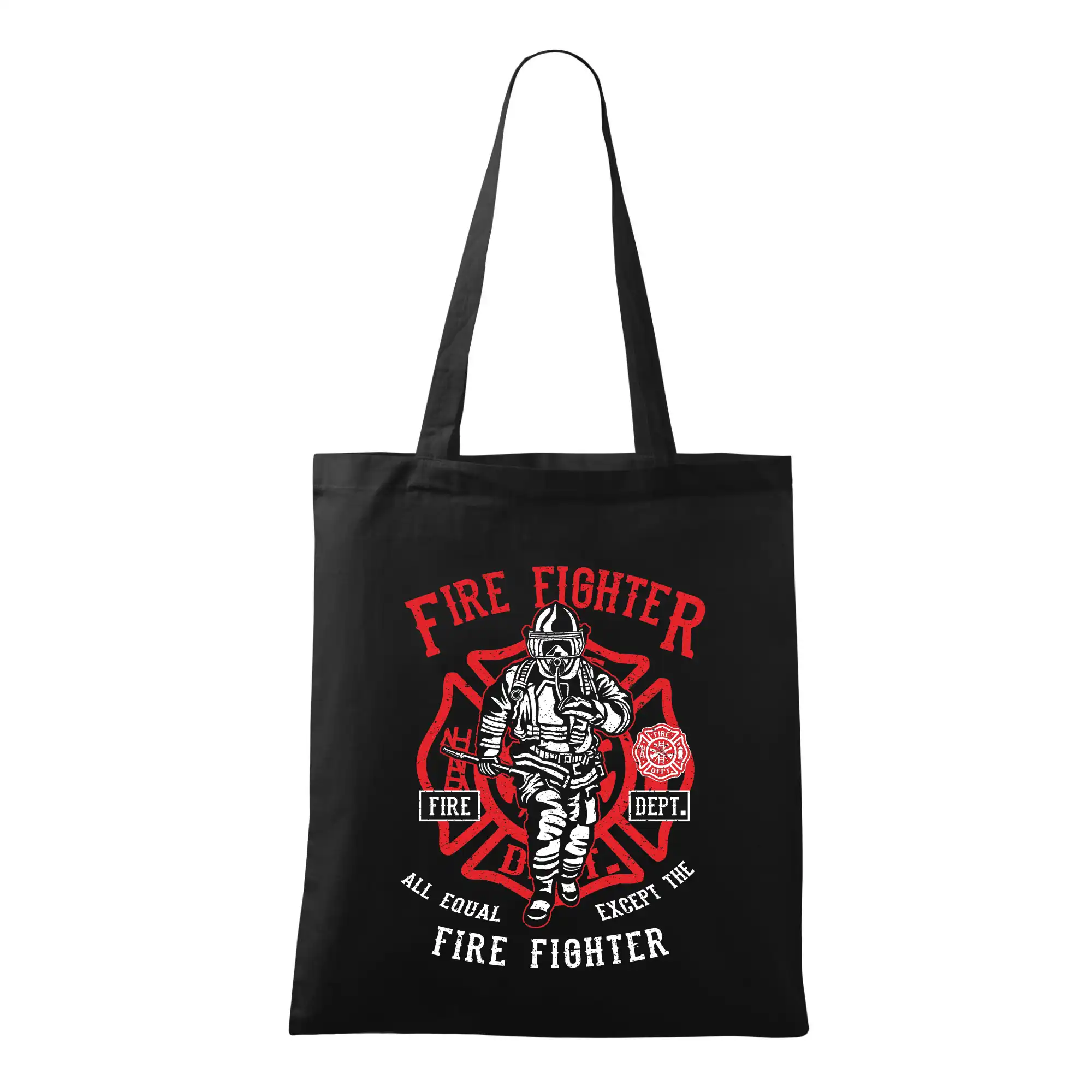 Originálne tričká pre hasičov - Fire Fighter - Taška bavlnená