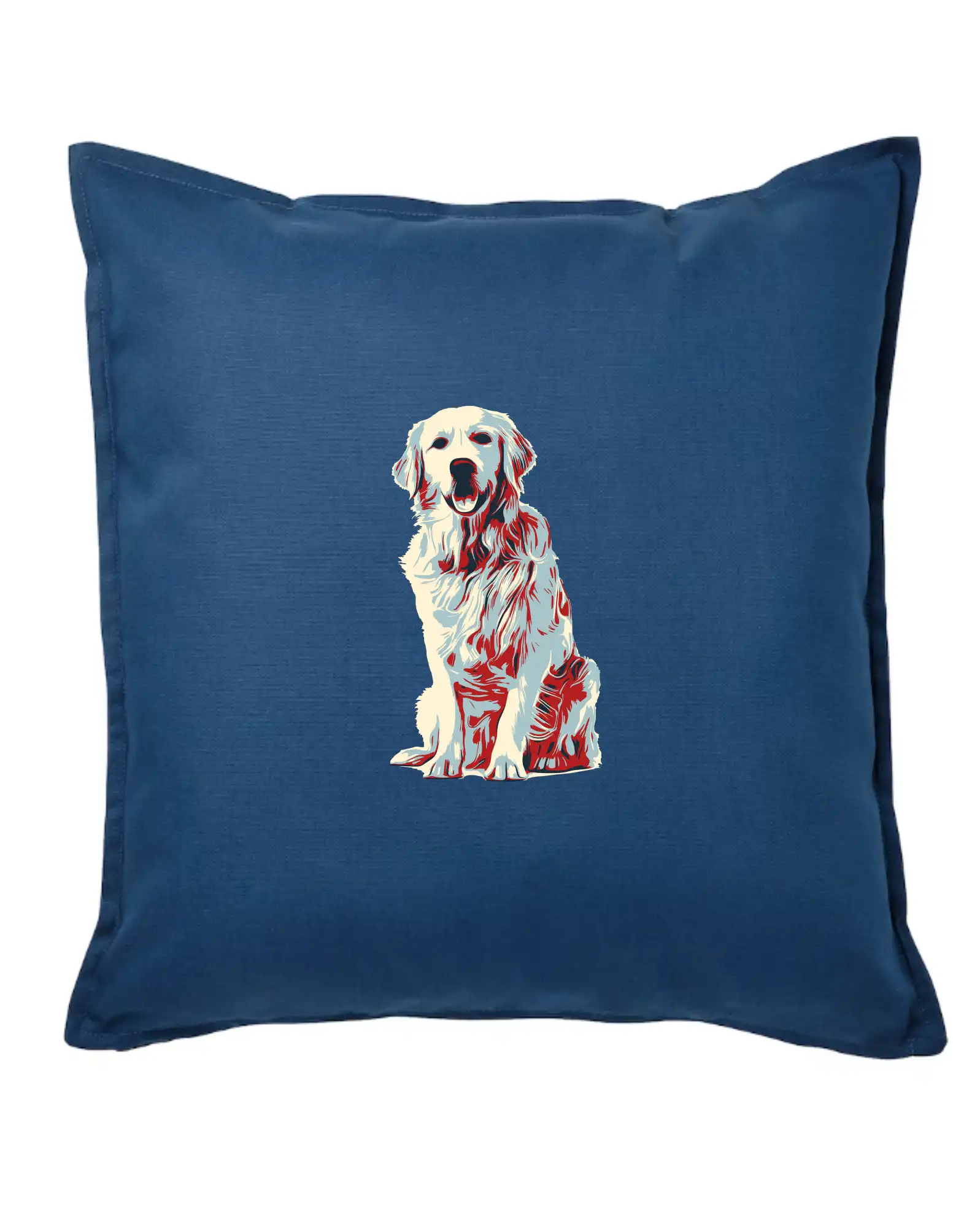 Labrador - Zlatý retriever vintage - Vankúš 50x50