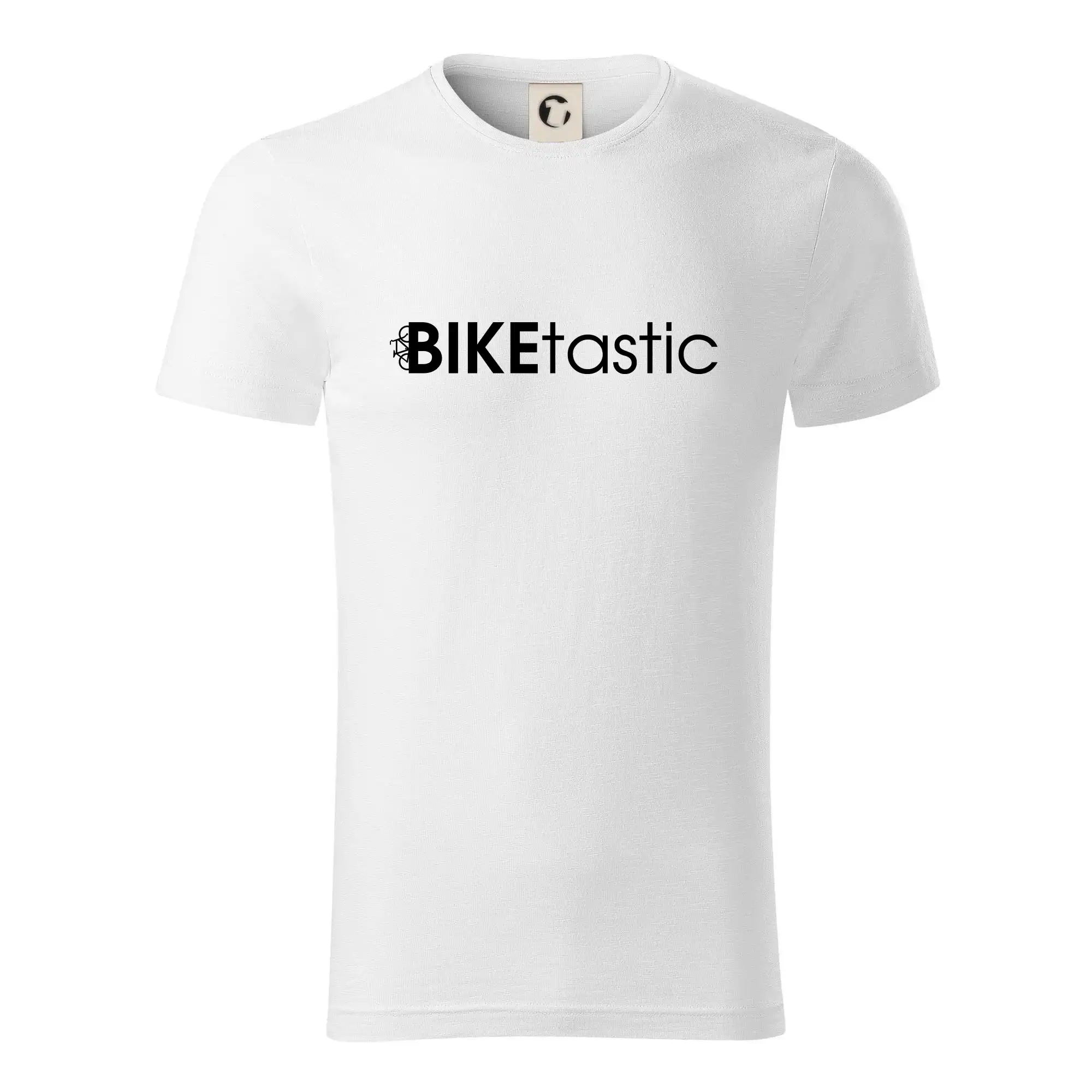 Tričko ako darček pre cyklistu - Bike nápisy Biketastic - Tričko z organickej bavlny