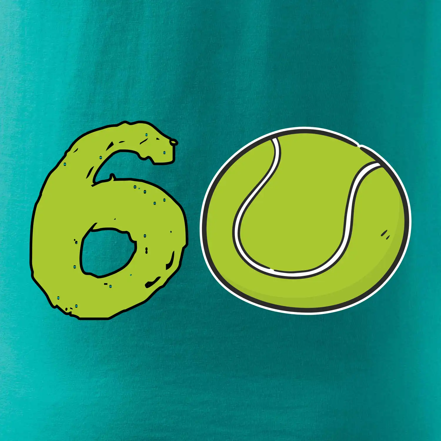 Tenis kulaté narozeniny 60