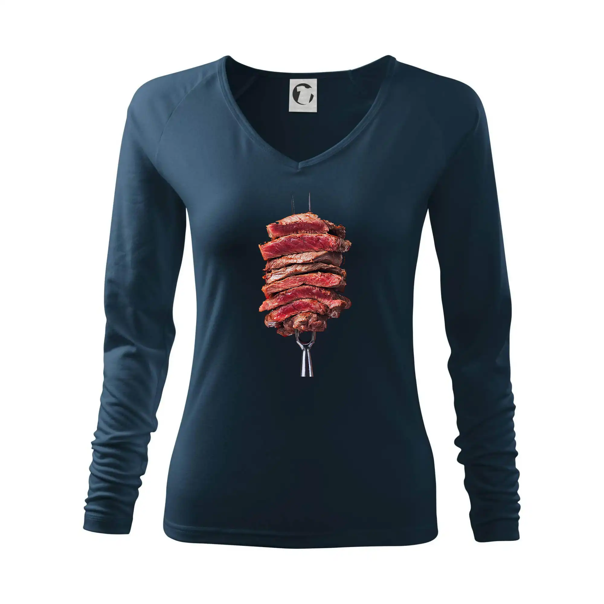 Tričká a zástery na grilovanie - Steak vidlička - Tričko dámske Elegance