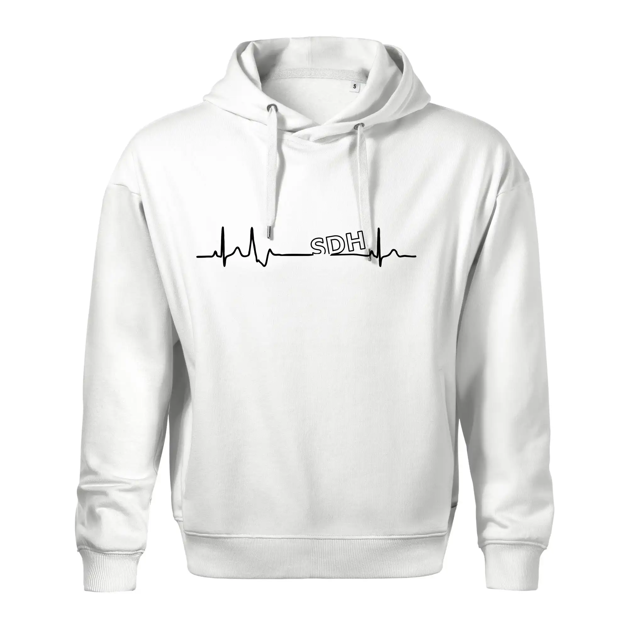 Originálne tričká pre hasičov - SDH EKG - Oversized mikina pánska Moon - kratšia + širšia