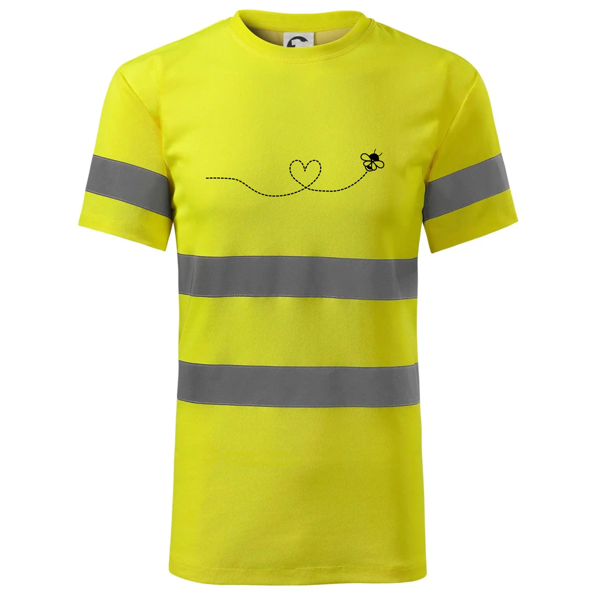 Dráha letu včely - srdce