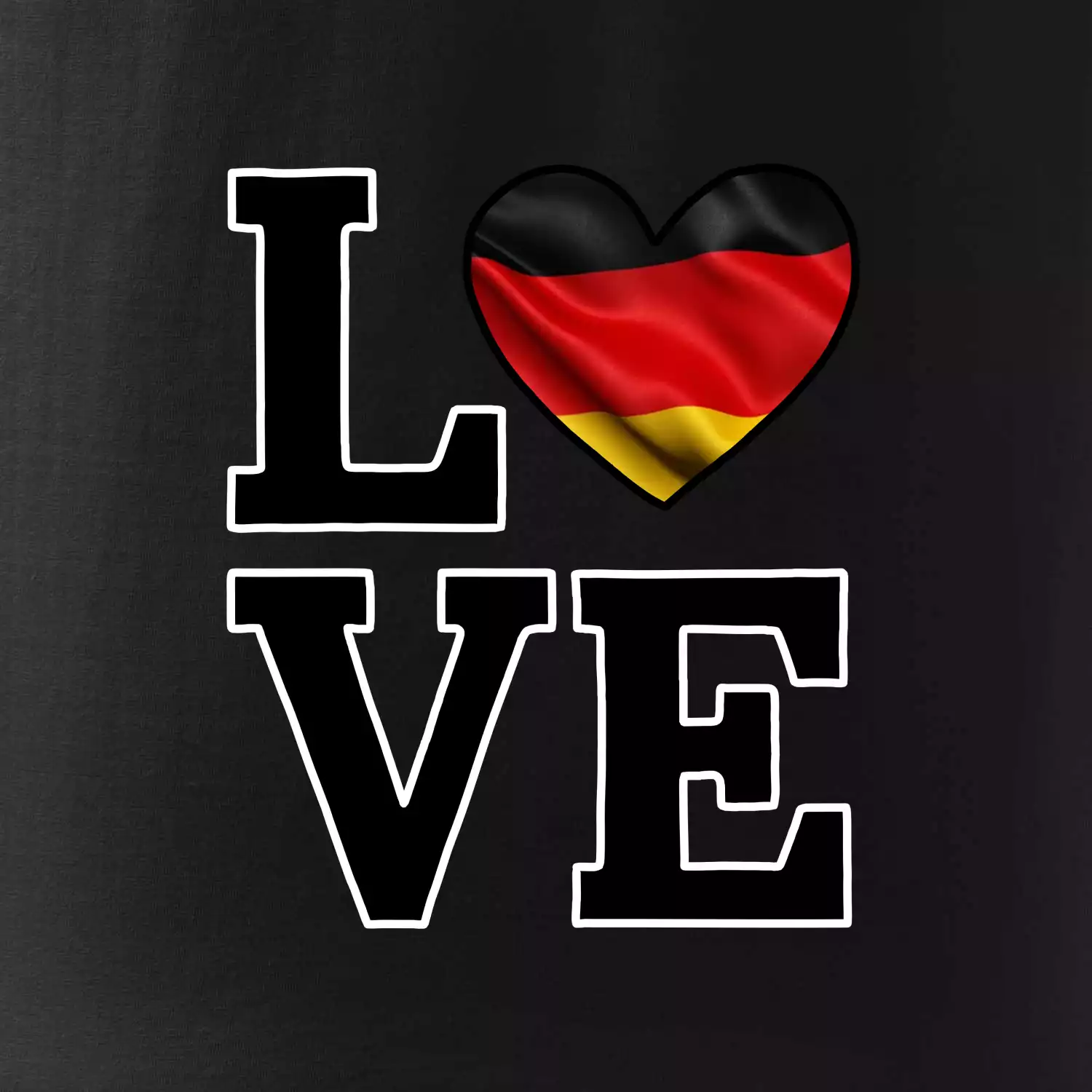 Love Německá vlajka