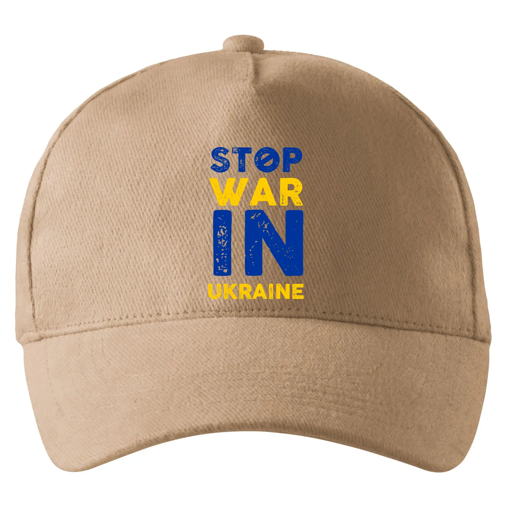 Barevný nápis Stop war in ukraine