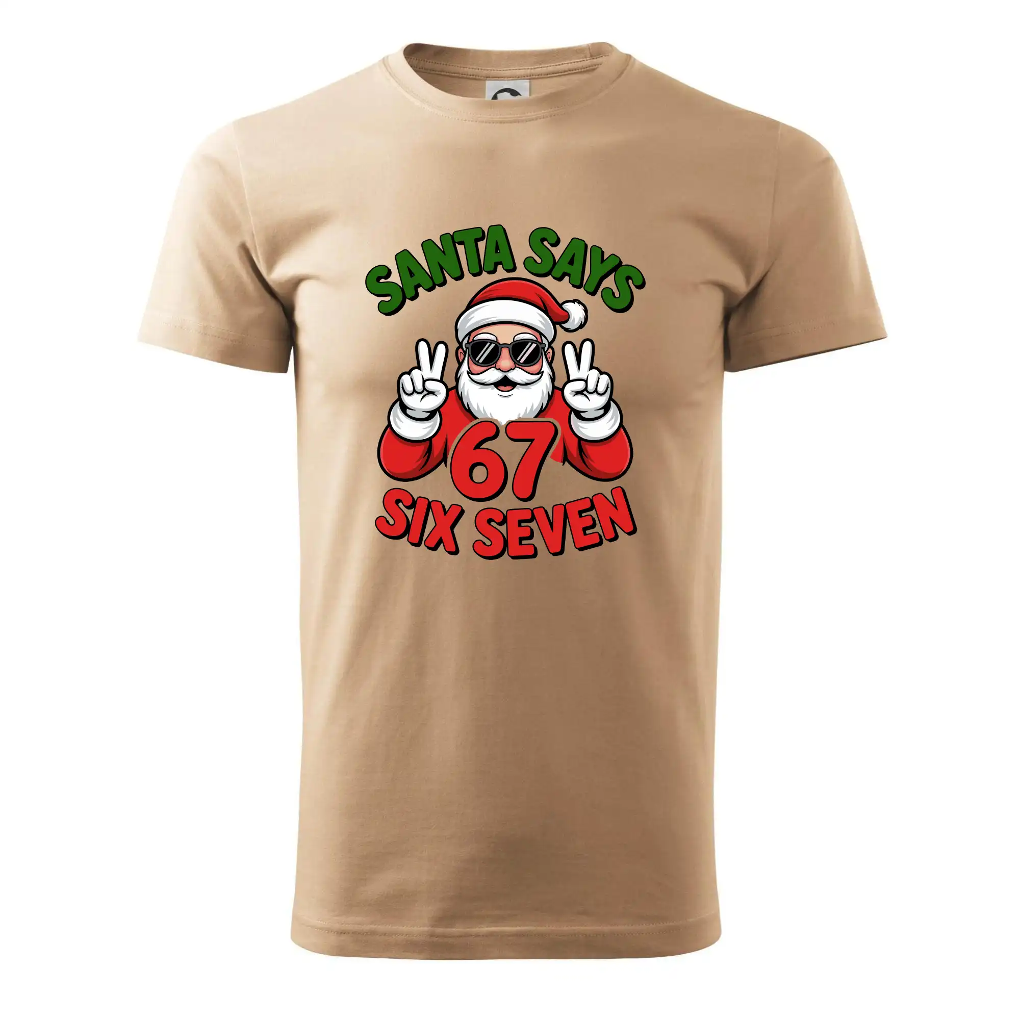 Ostatné nápisy - Santa says 67 - Pánske tričko nižšej gramáže