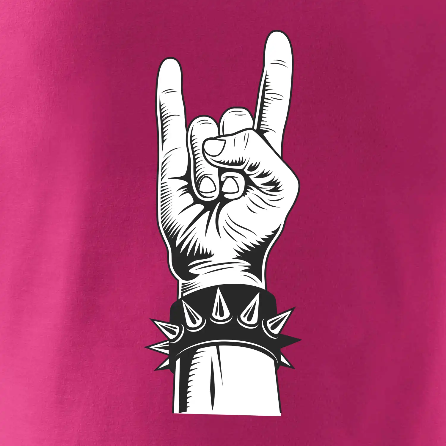 Rock ruka s náramkem