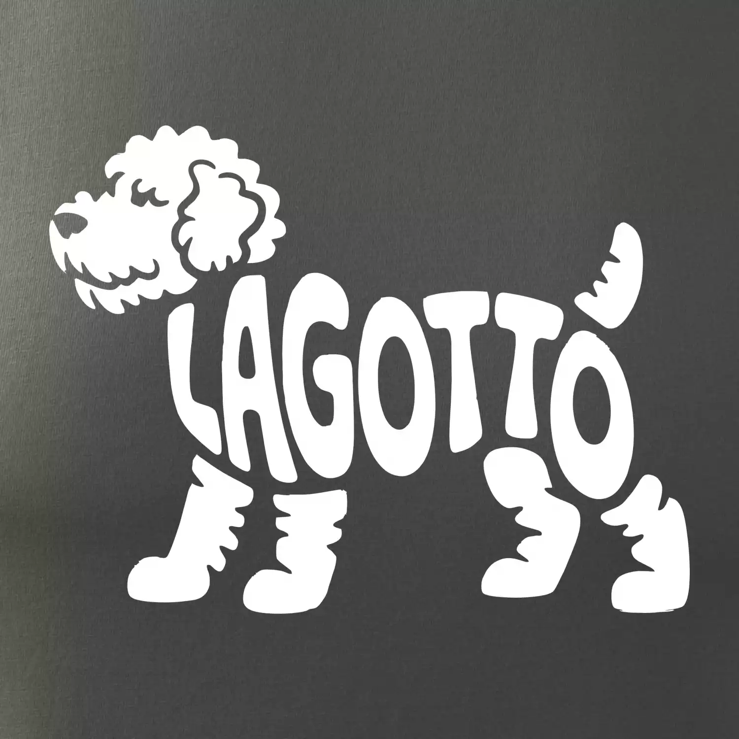 Lagotto nápis v těle