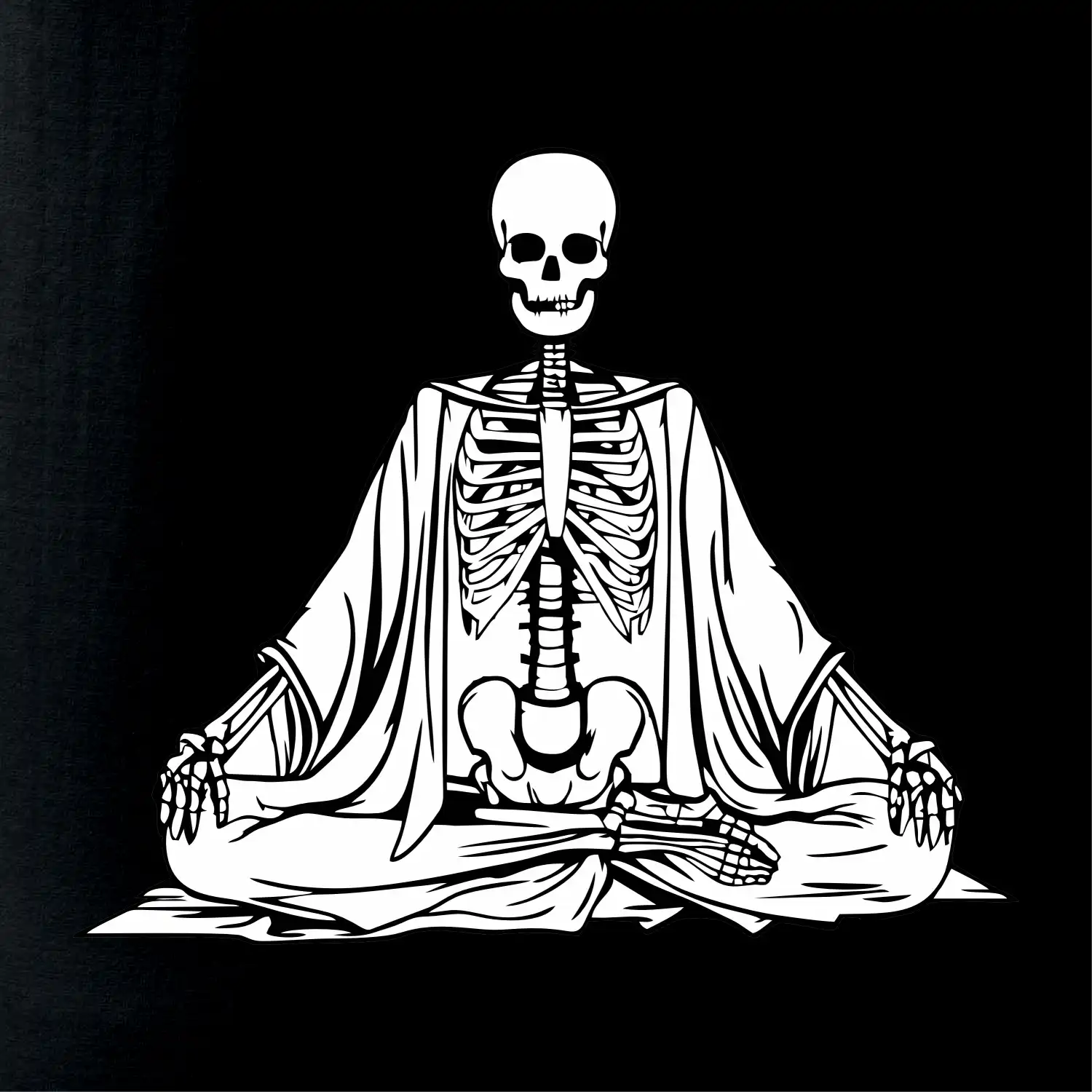 Kostra dělá jogu