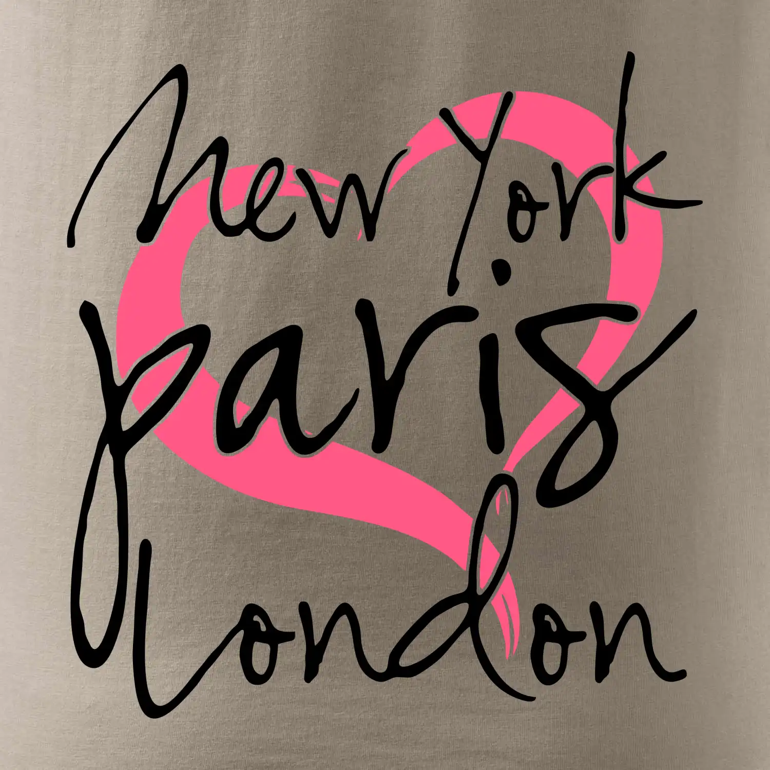 I love NYC Paris London