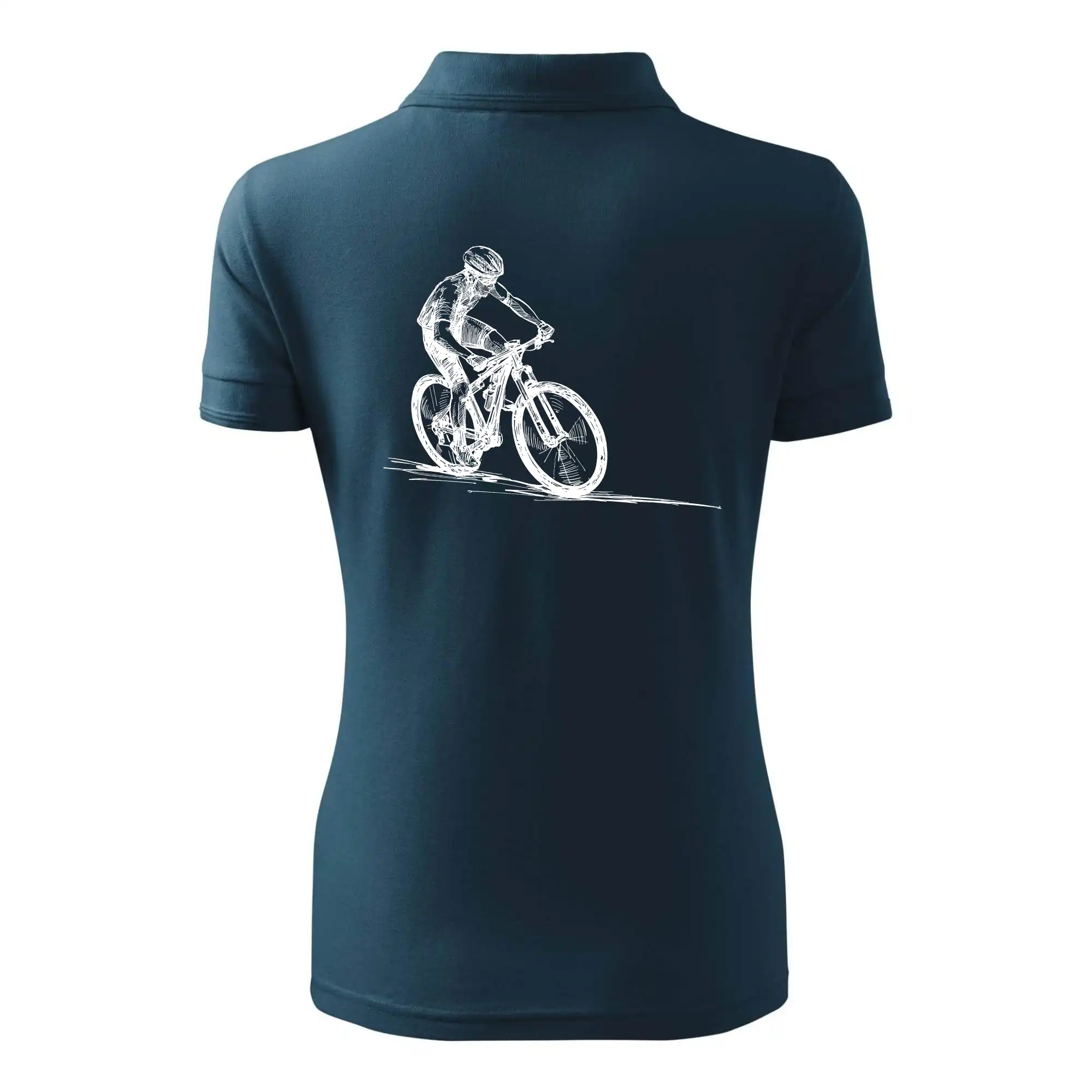 MTB kreslený cyklista