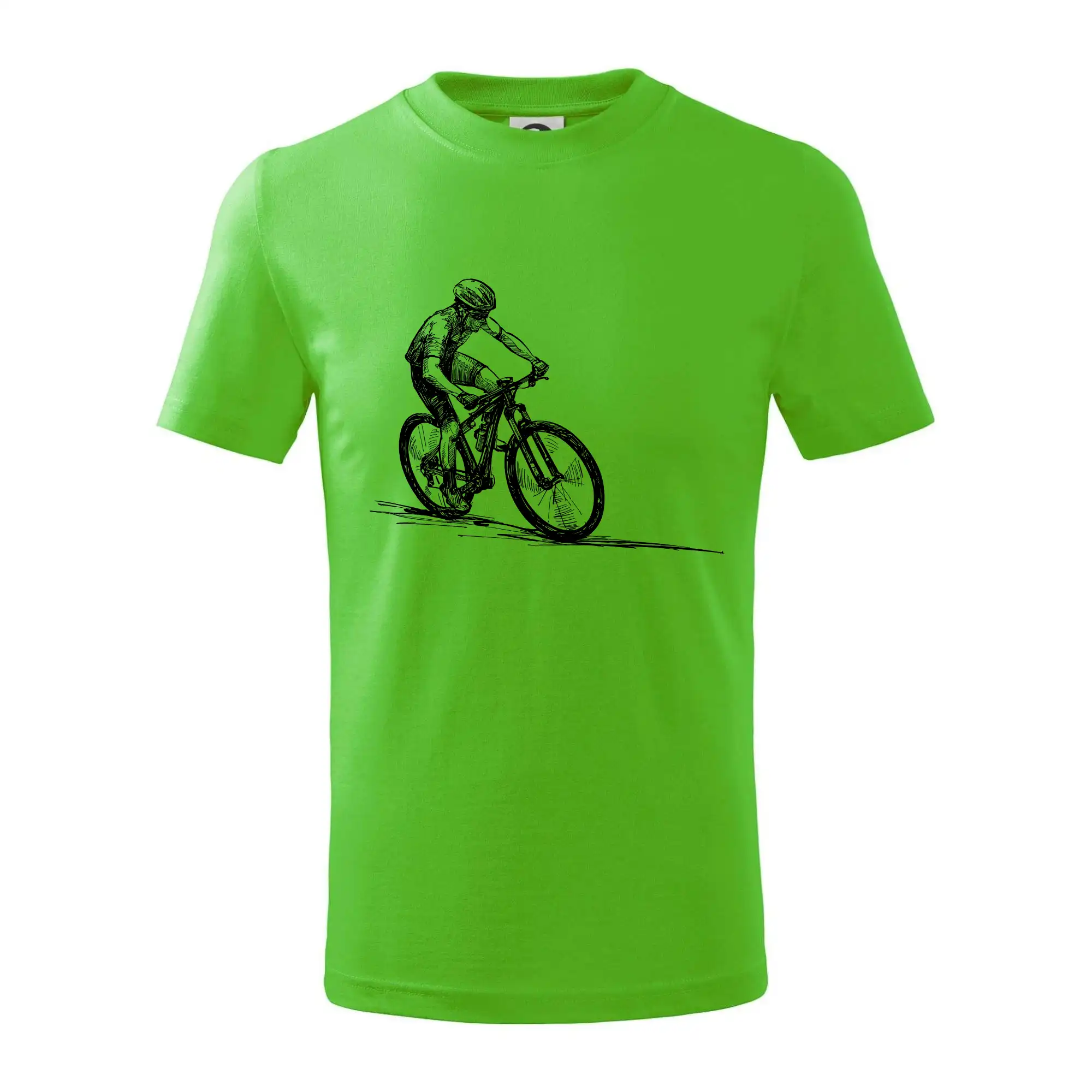 MTB kreslený cyklista