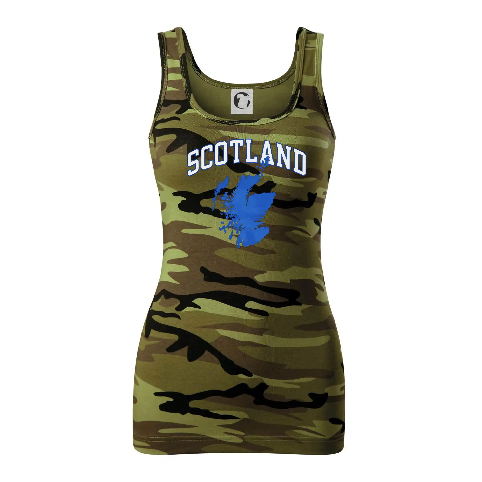 Scotland nápis s mapou
