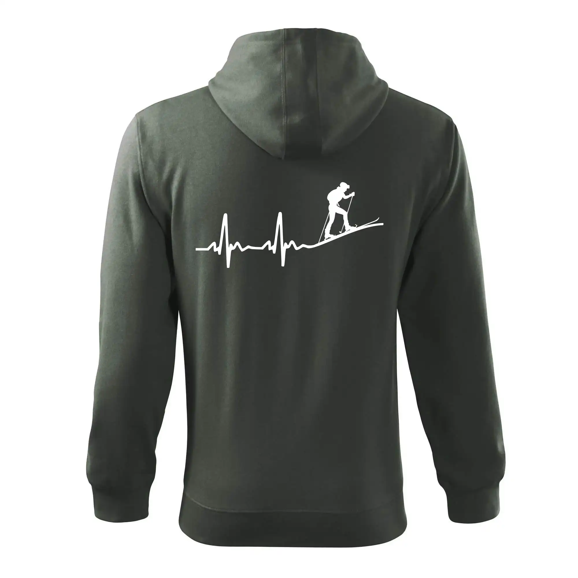 Lyže a Snowboard - EKG skialpinismus - Mikina s kapucňou na zips trendy zipper
