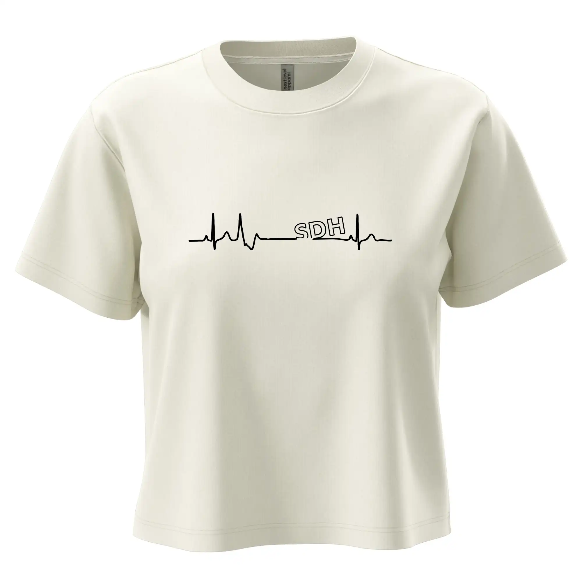 Originálne tričká pre hasičov - SDH EKG - Boxy cropped tričko OVERSIZE