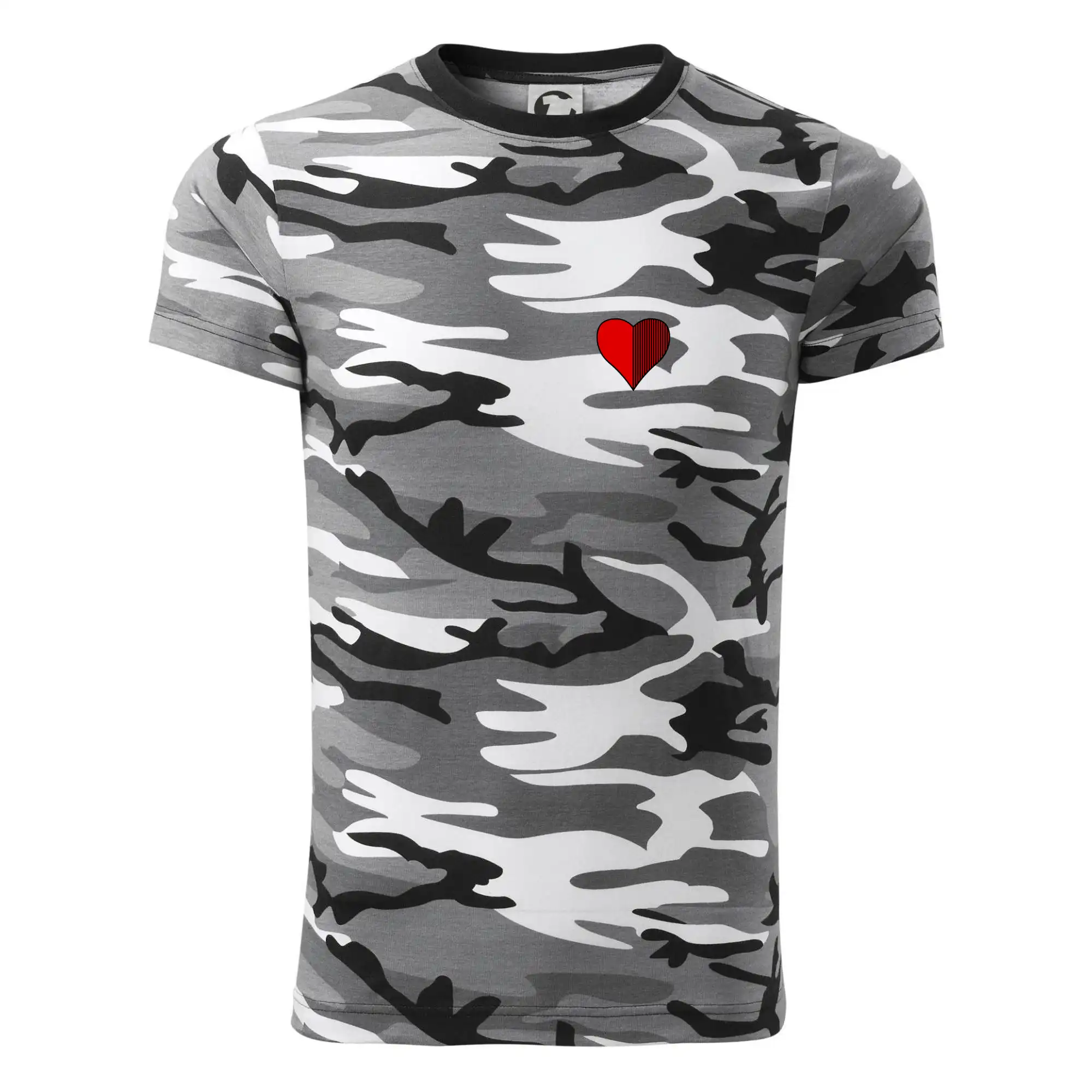 Tričká a mikiny so spoločenskými hrami  - Prší - Červený - prso - Army CAMOUFLAGE