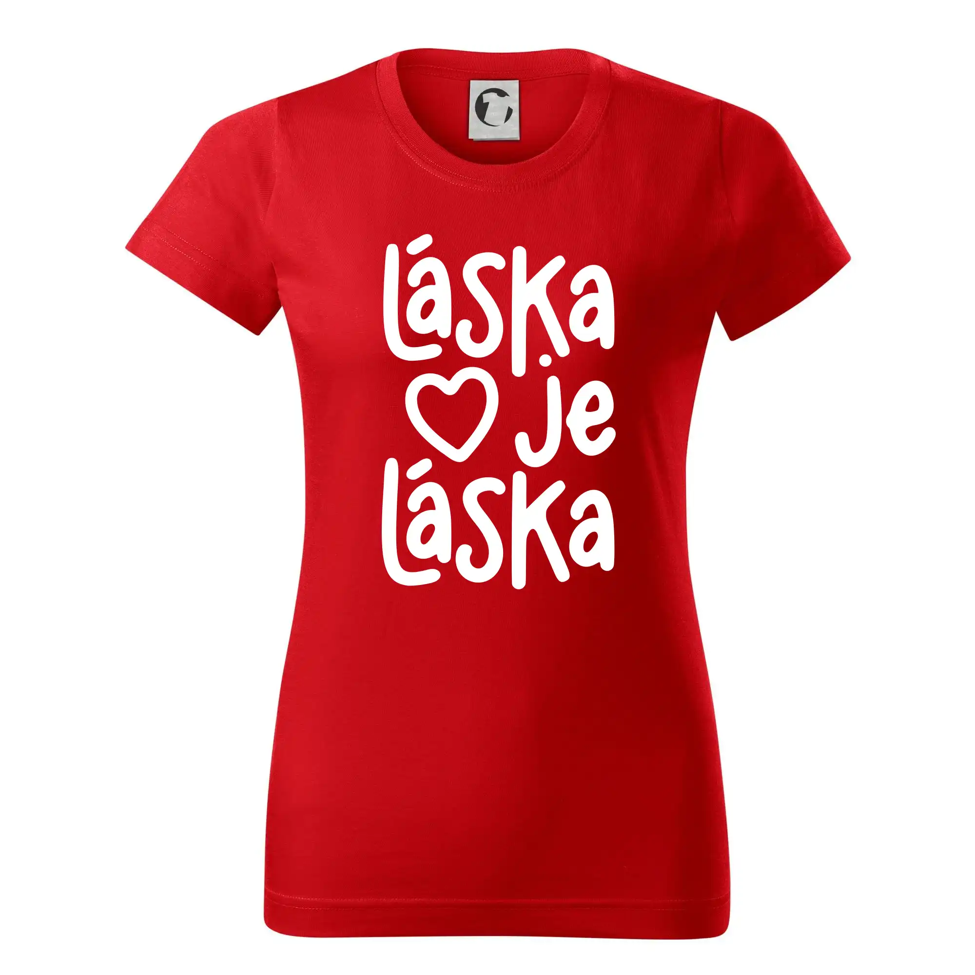 Tričká pre LGBT a Queer komunitu - Láska je láska - Dámske tričko basic - ľahko voľnejšie a dlhšie