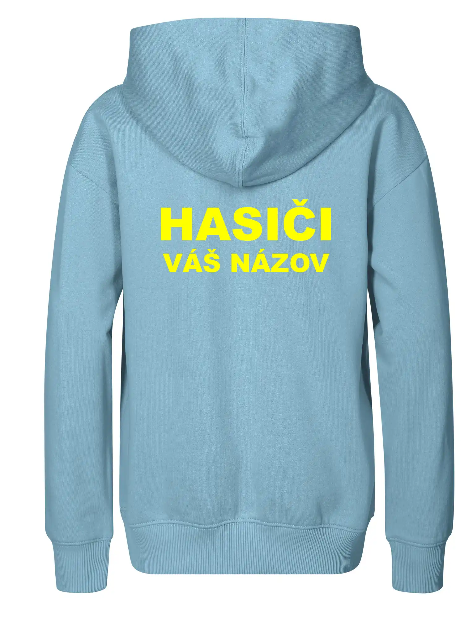 Hasiči - žltý nápis - váš názov zboru