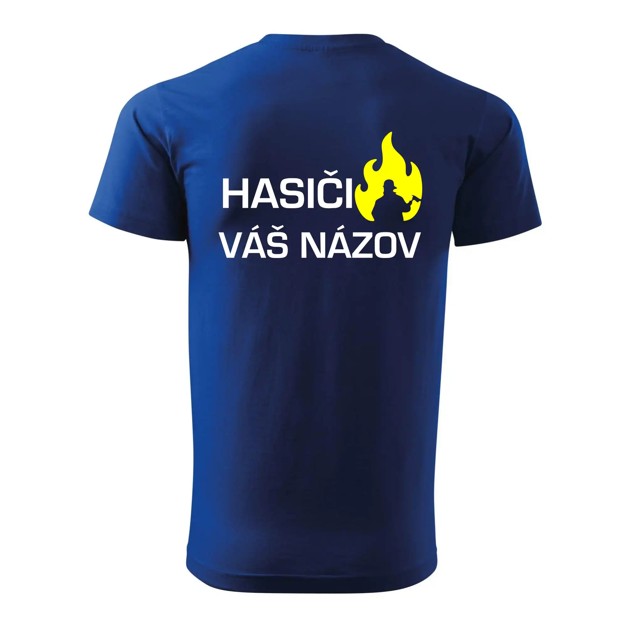 Hasiči - Váš názov - FLUO + Reflexná potlač