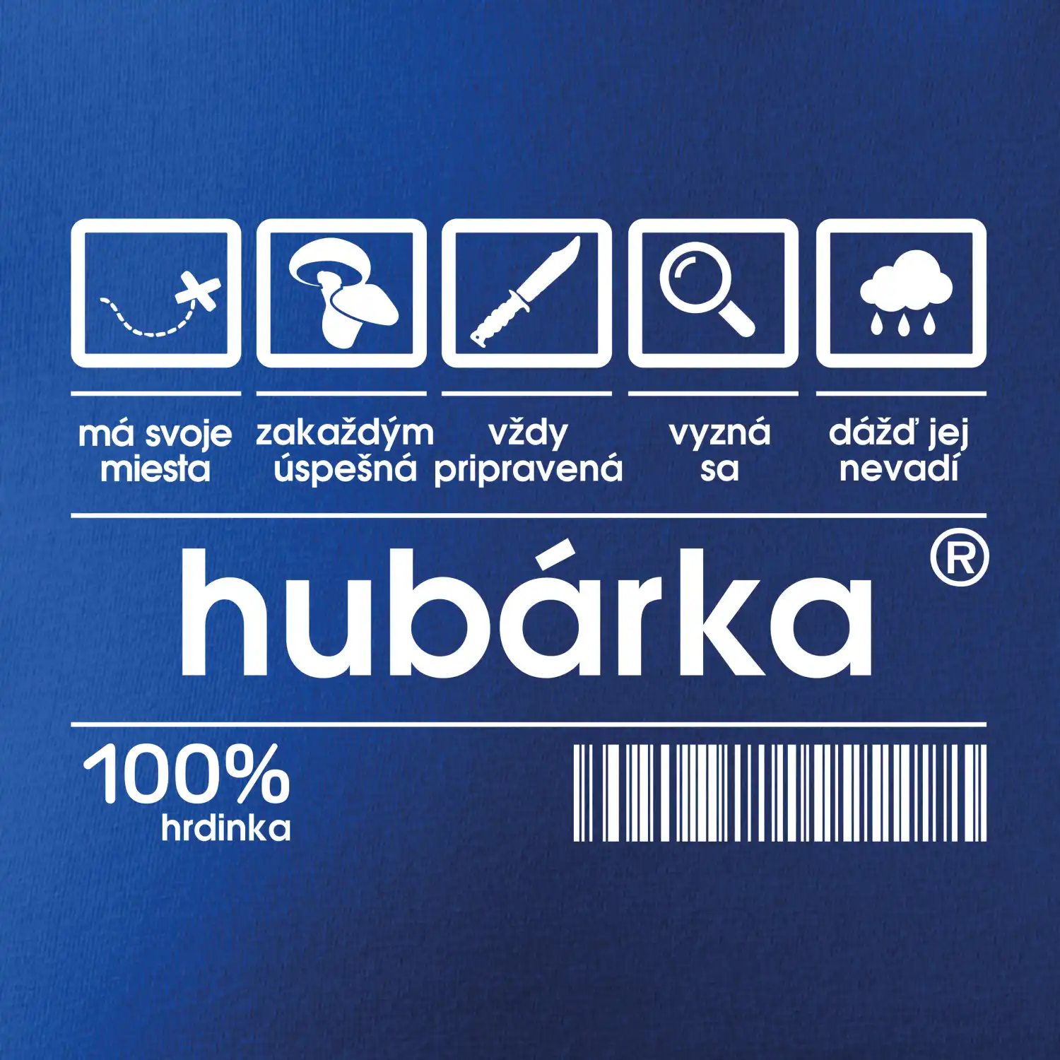 Čiarový kód Hubárka