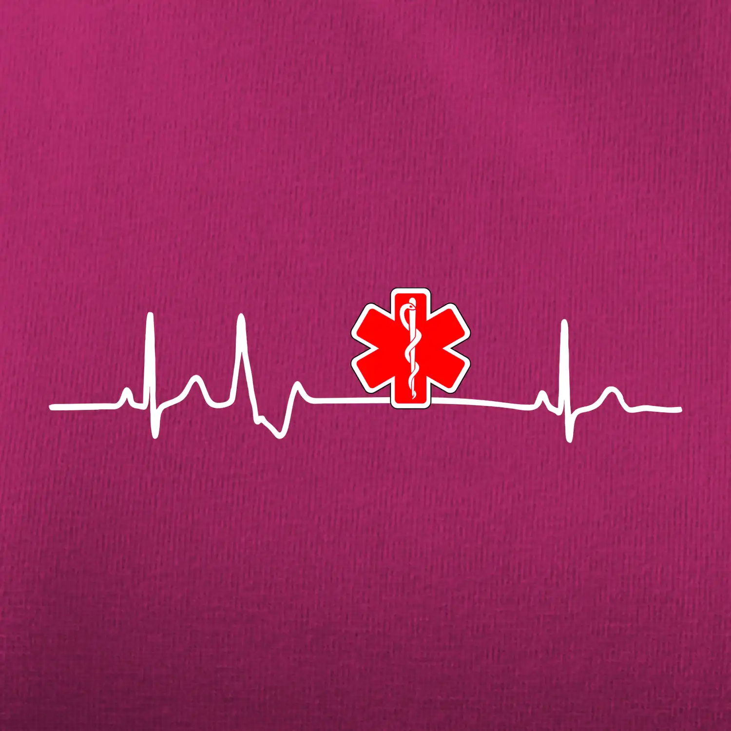 EKG rescue červená hvězda