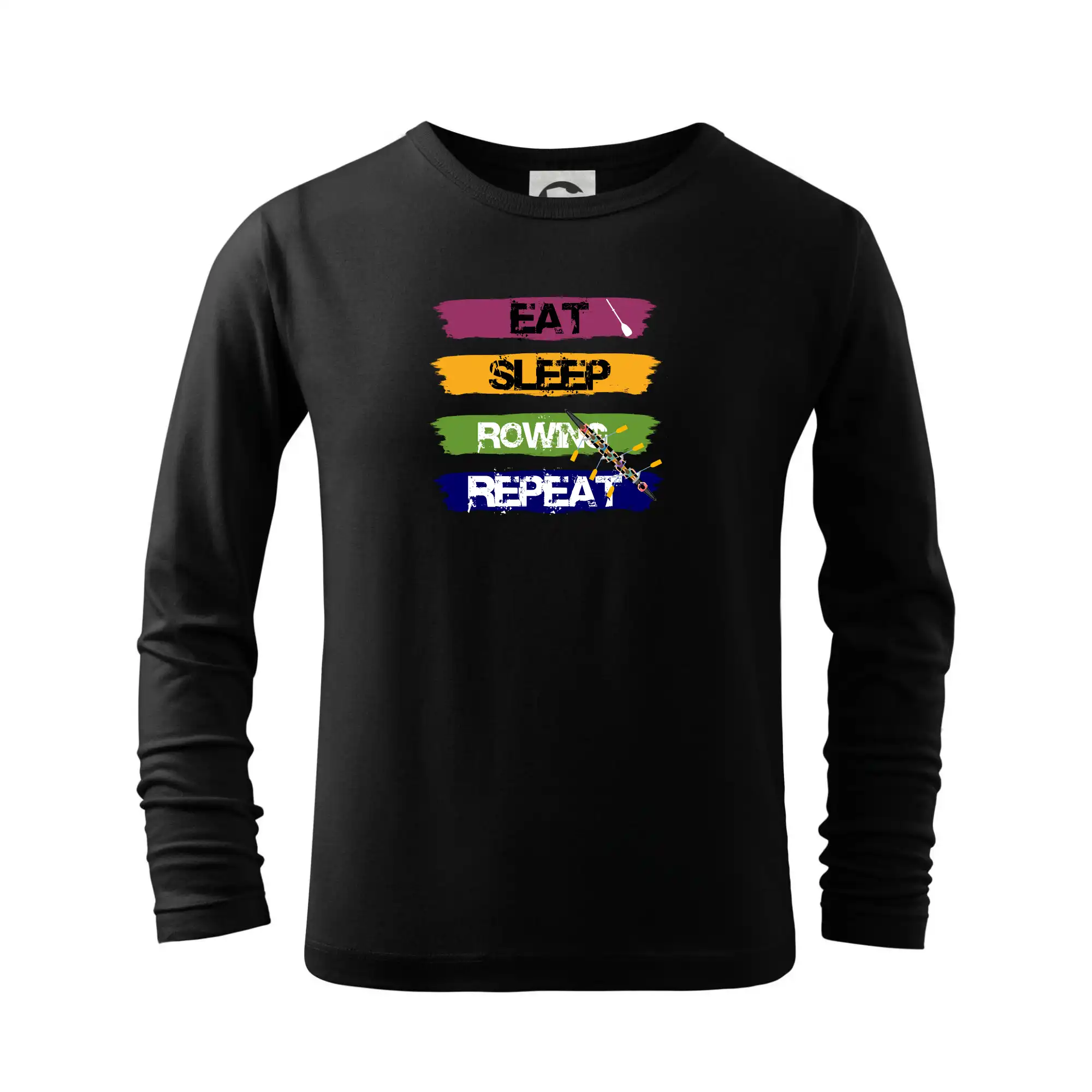 Eat sleep rowing repeat barevné