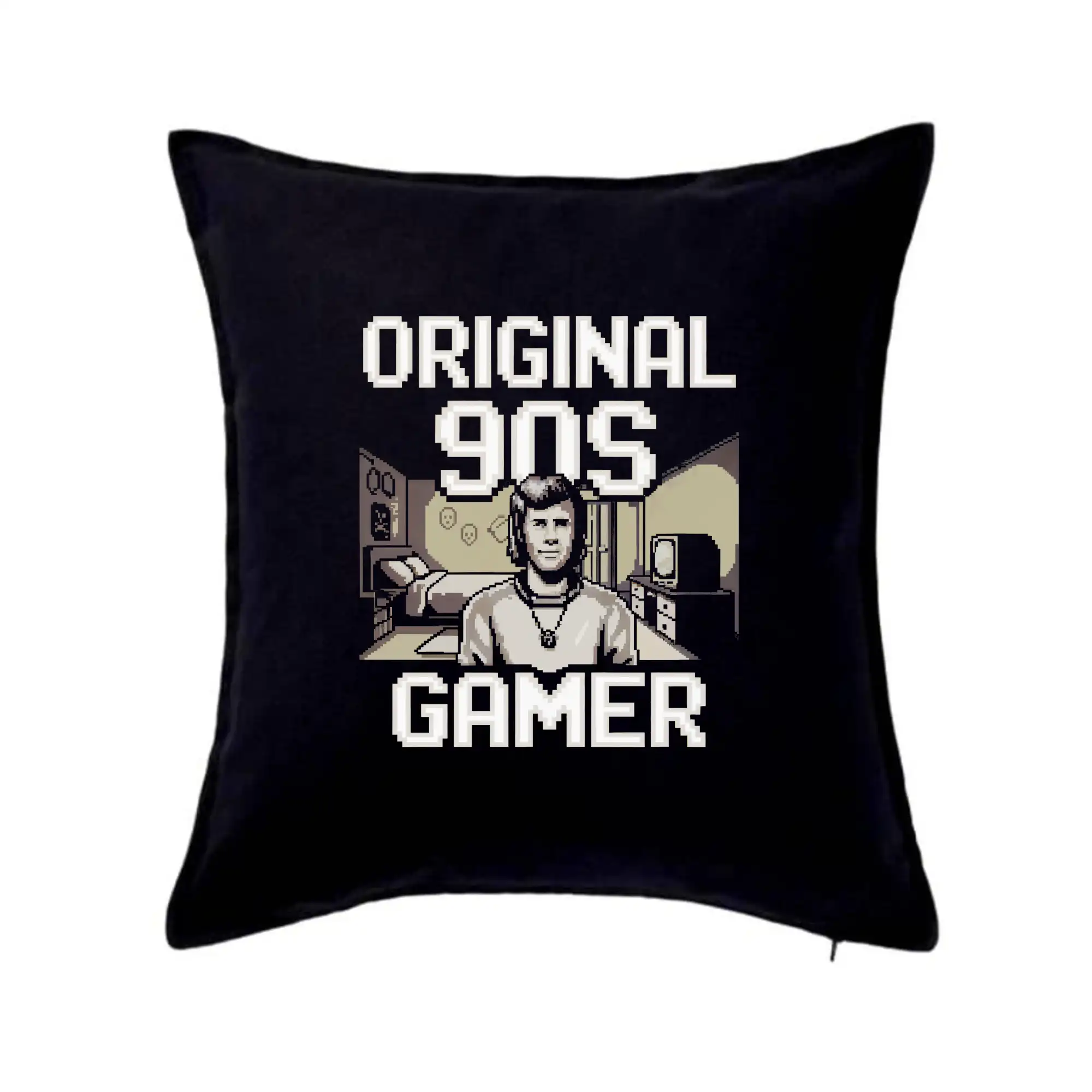 Tričká pre ajťákov - Original 90s gamer - béžový - Vankúš 50x50