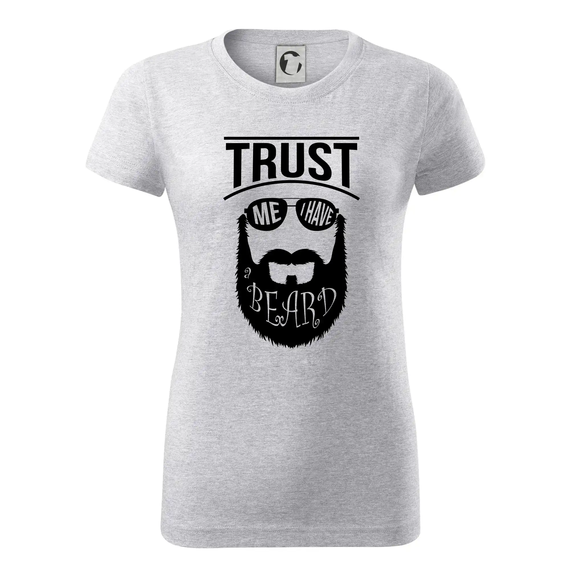 Tričká s fúzikmi - Trust me I have a beard - Dámske tričko basic - ľahko voľnejšie a dlhšie