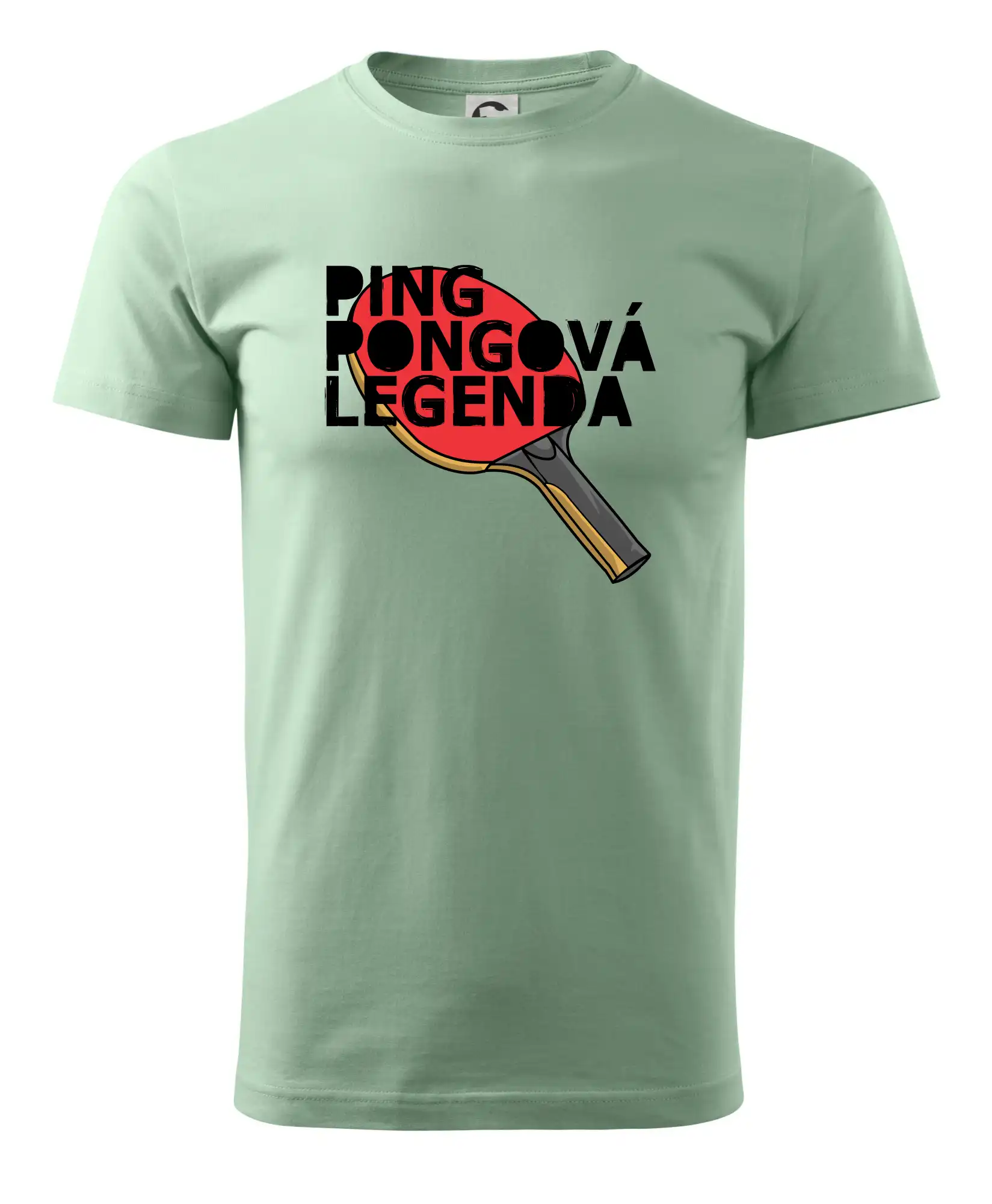Vtipné tričká na stolný tenis - Ping Pongová legenda - Pánske tričko nižšej gramáže