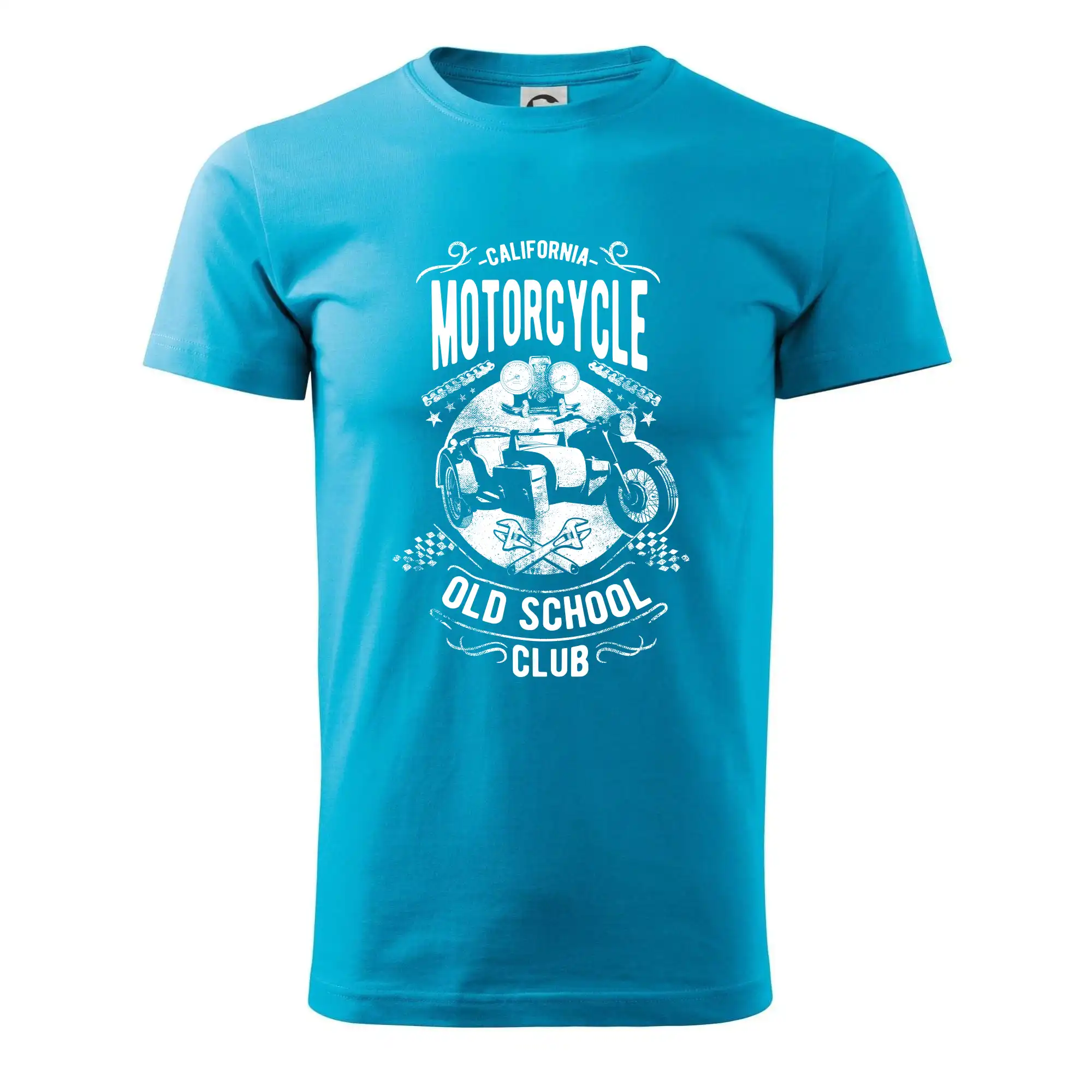 Tričká a mikiny s potlačou motoriek – pre pravých motorkárov - California Old School Club - Pánske tričko nižšej gramáže