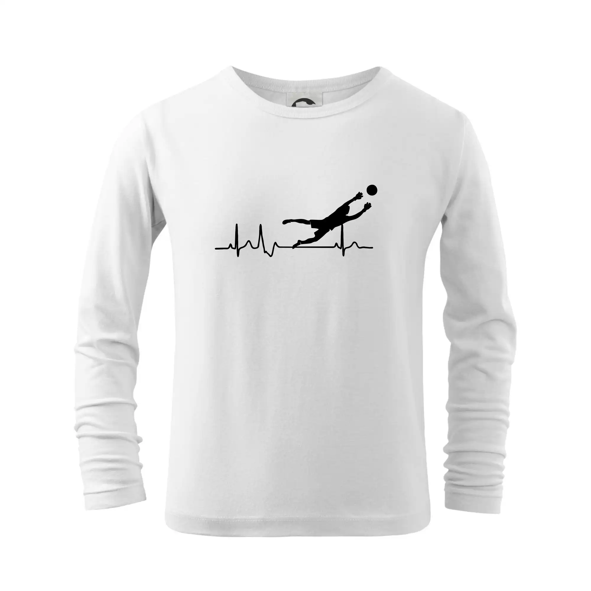 Tričká pre futbalistov - Ekg futbal brankár - Tričko detské Long Sleeve