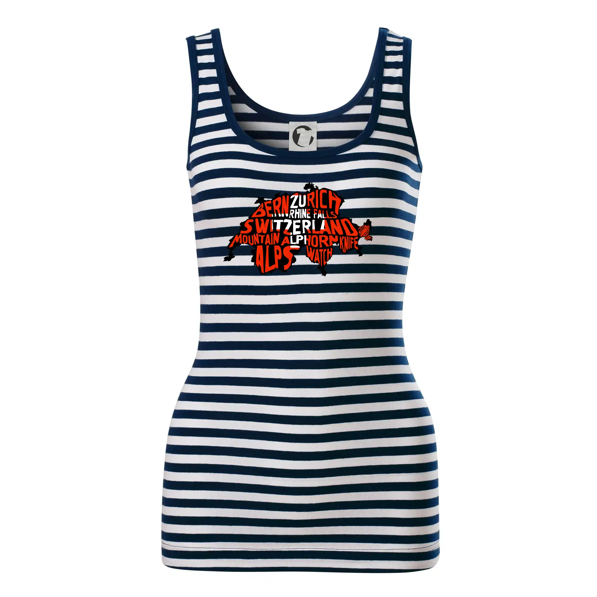 Ostatné mestá / miesta - Mapy - názvy miest - Švajčiarsko - Sailor tielko na vodu