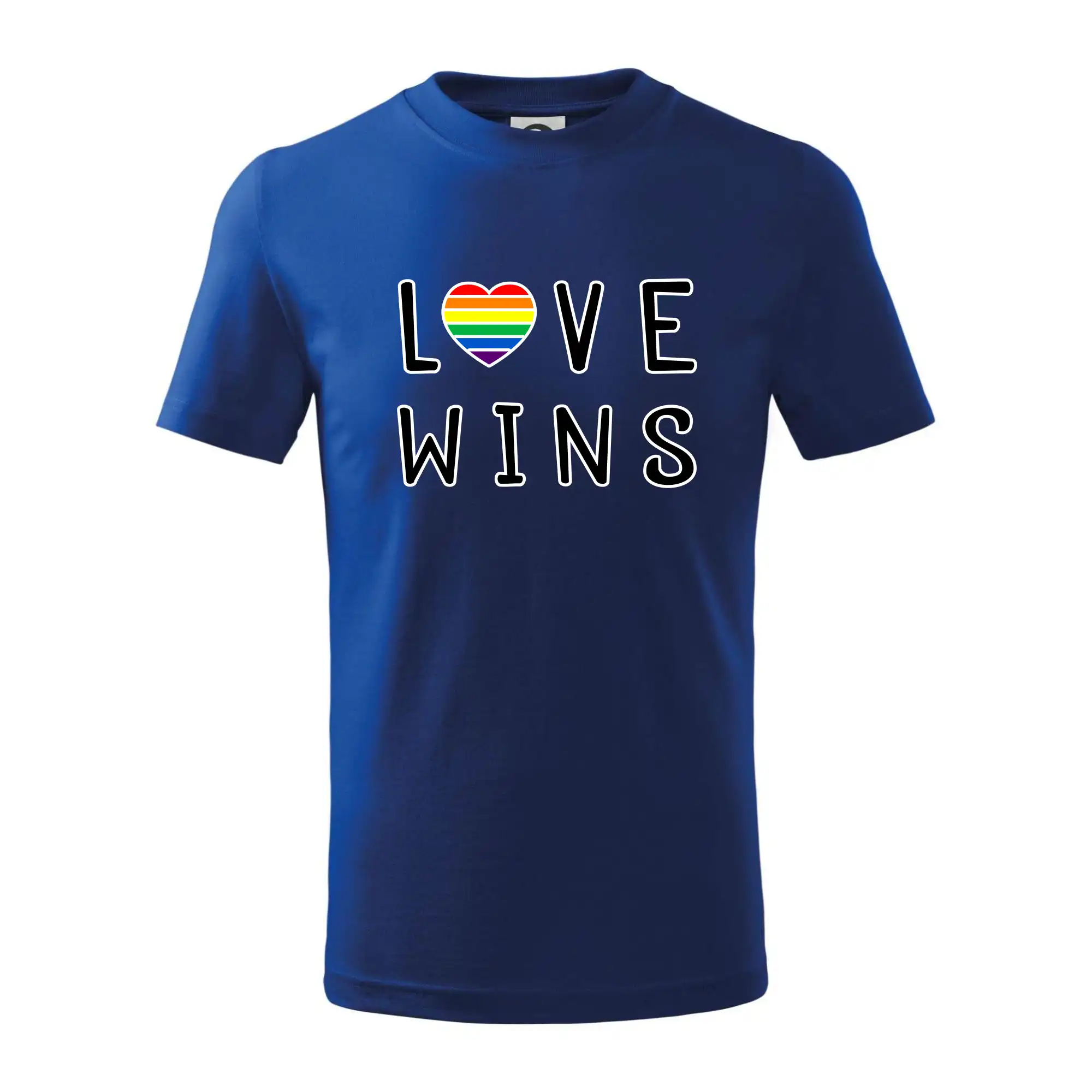 Tričká pre LGBT a Queer komunitu - Love wins nápis - Tričko detské bavlnené