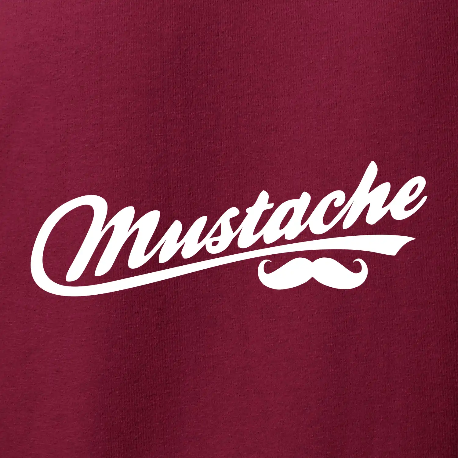 Mustache - nápis
