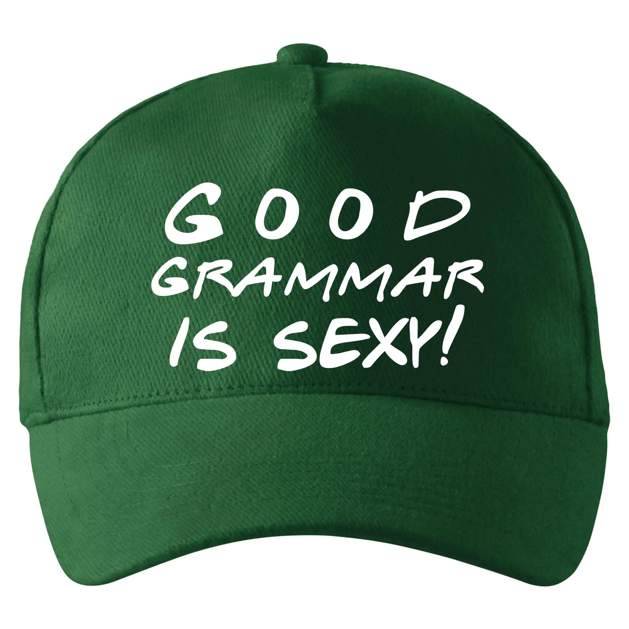 Ďalšie tričká pre školákov - Good grammar is sexy - Šiltovka so zahnutým šiltom a mosaznou sponou